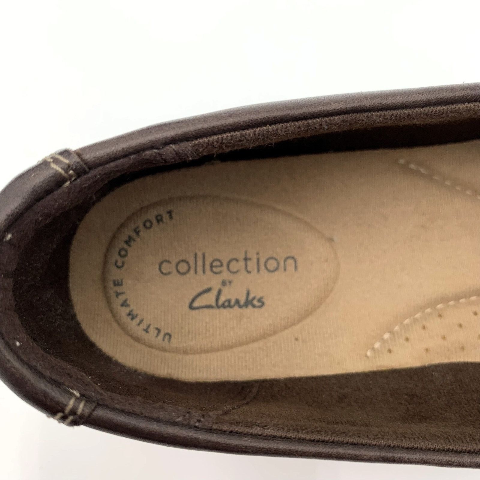 Clarks Clarks Collection Cora Brown Leather Loafers Women’s 7.5 M Size US 7.5 / IT 37.5 - 10 Thumbnail