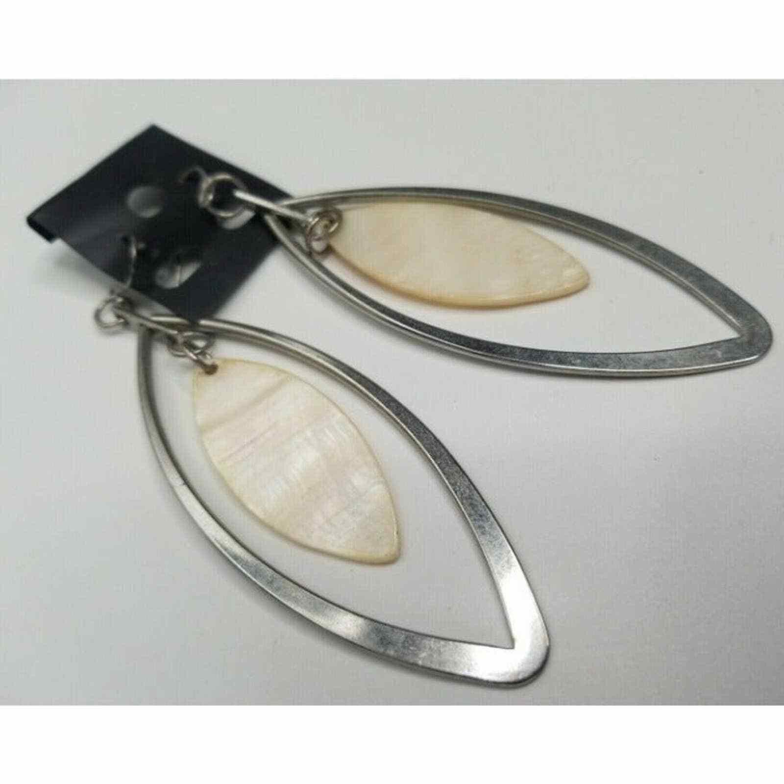The Unbranded Brand Earrings Ladies Women Fashion Jewelry Teardrop Hoop Hook Sil Size ONE SIZE - 4 Thumbnail