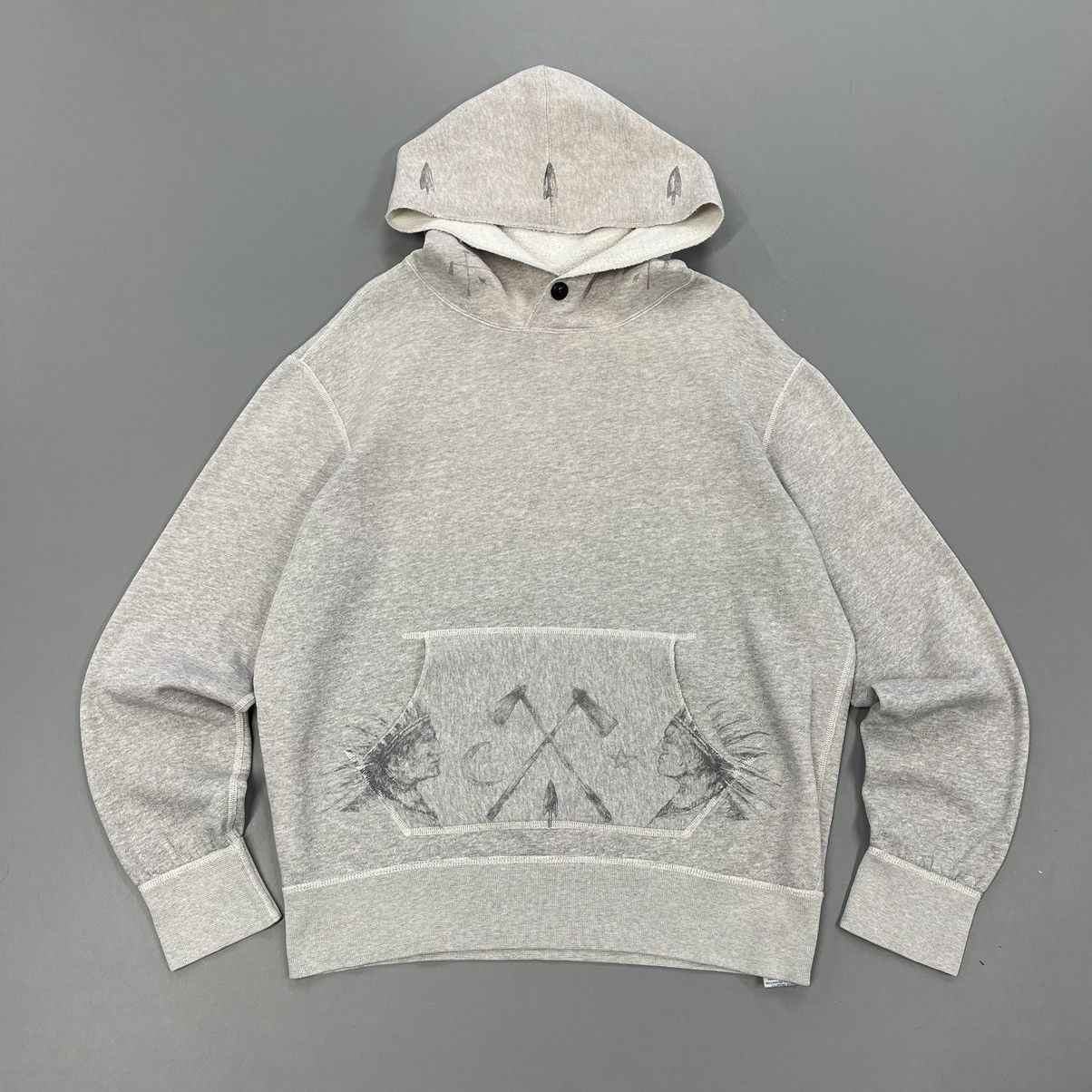 Polo Ralph Lauren × RRL Ralph Lauren × Ralph Lauren Vintage Polo Ralph Lauren Native hoodie Size US L / EU 52-54 / 3 - 1 Thumbnail