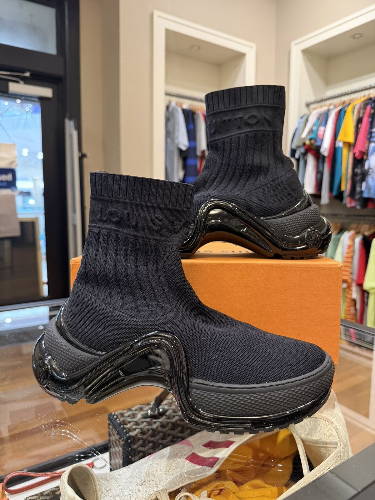 Louis Vuitton Louis Vuitton LV ArchLight Sock Boots Size US 8 / IT 38 - 1 Thumbnail