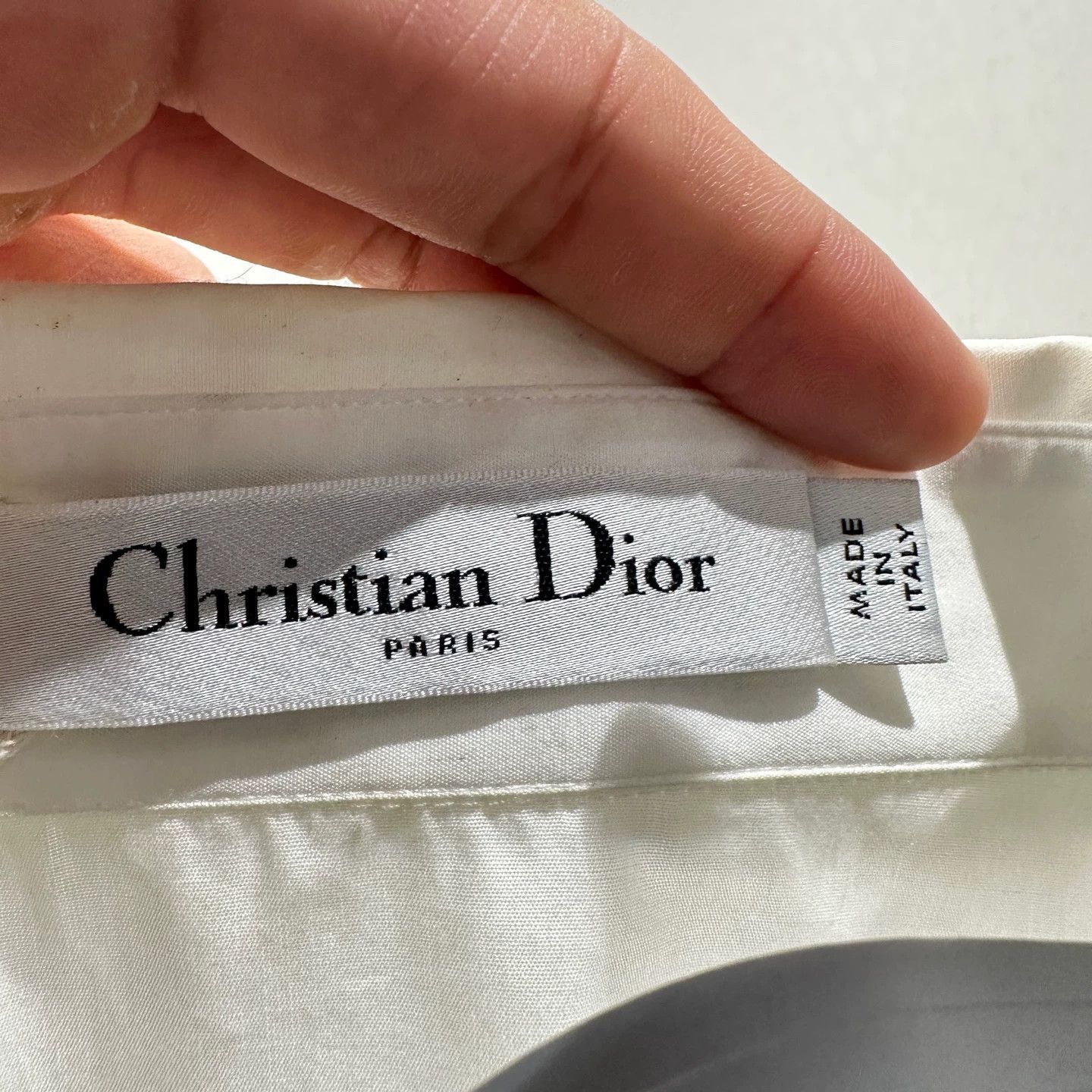 Christian Dior Monsieur Dior May739 CD Bee Pearl-Button Cotton Shirt 36 Size XS / US 0-2 / IT 36-38 - 3 Thumbnail