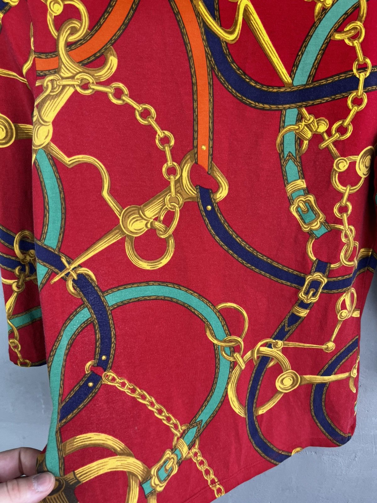 Polo Ralph Lauren × Ralph Lauren × Vintage Ralph Laure Women’s long Sleeve vintage rare 90s Size XS / US 0-2 / IT 36-38 - 8 Thumbnail