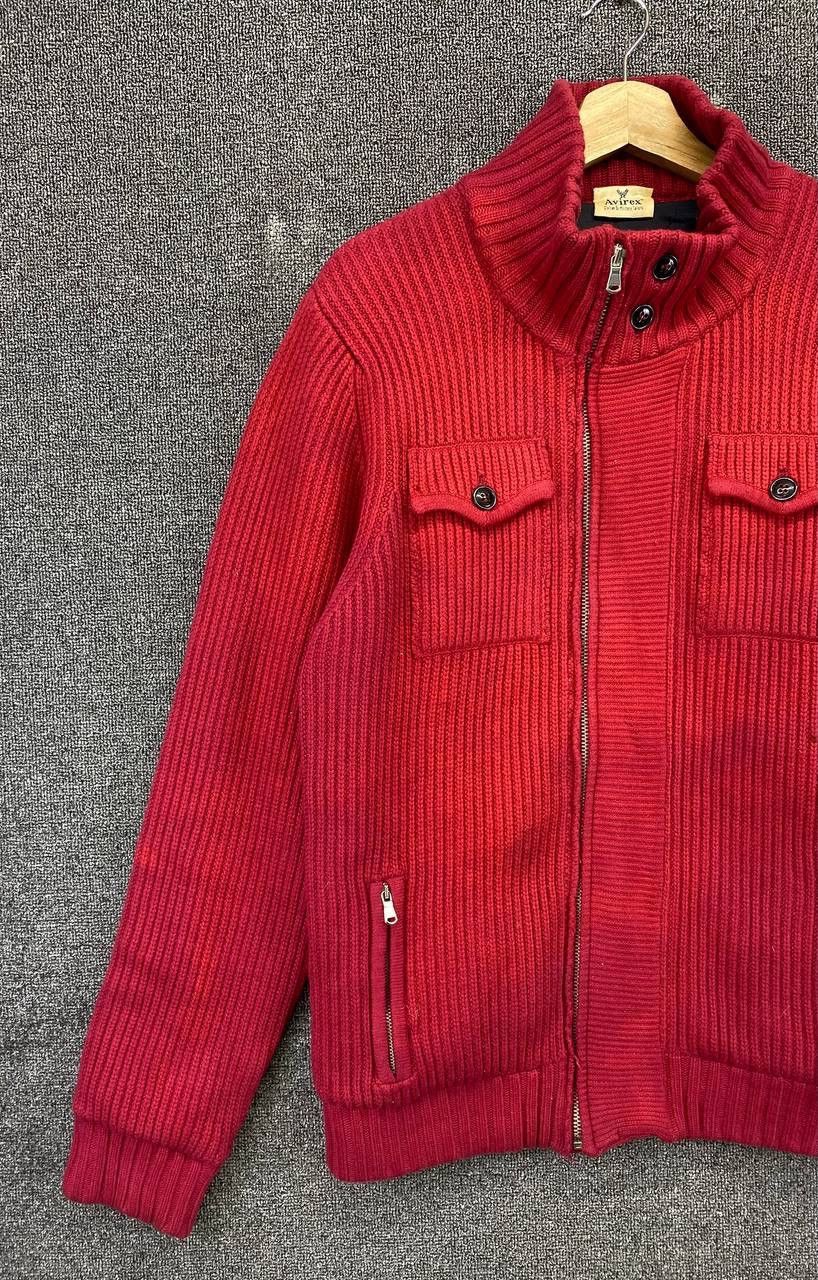Avirex Vintage Avirex Civilian & Military Tailors Knitted Jacket Size US M / EU 48-50 / 2 - 3 Thumbnail