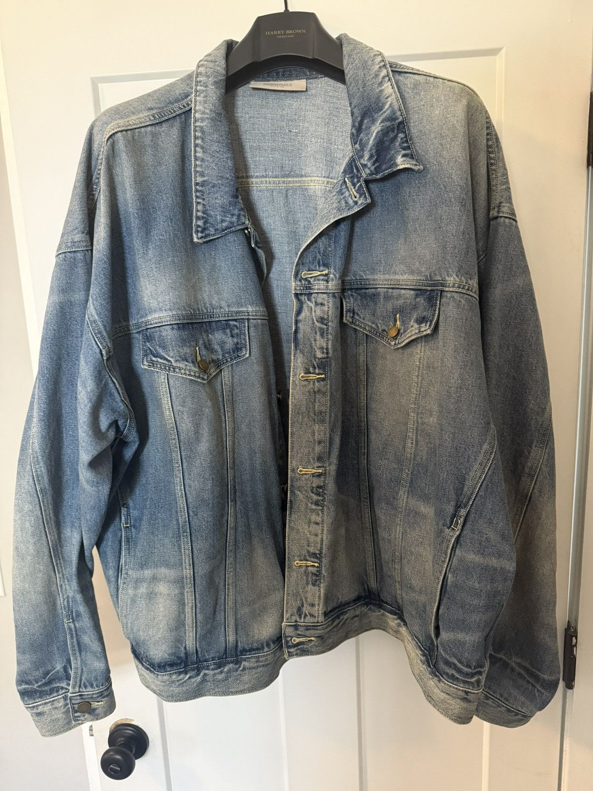 Fear of god essentials denim jacket