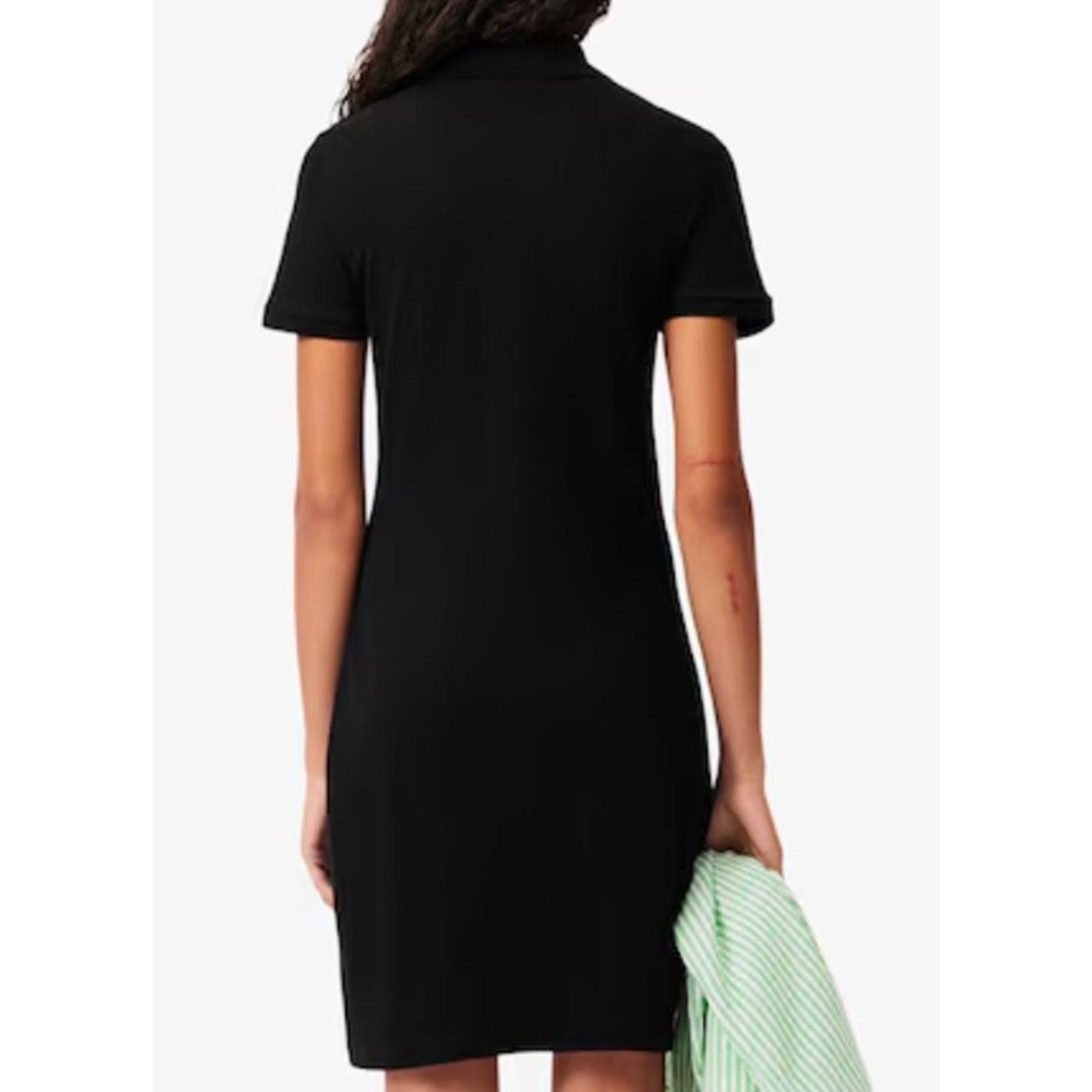 Lacoste Lacoste Women's Slim Fit Stretch Pique Polo Dress black 6 Size M / US 6-8 / IT 42-44 - 4 Thumbnail