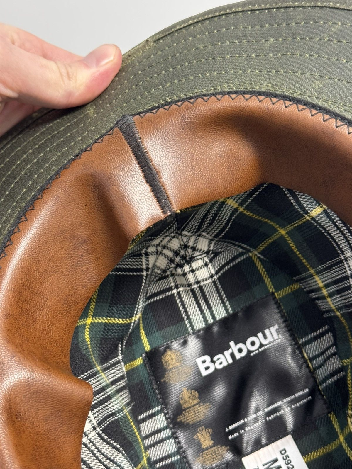 Barbour Barbour Vintage Waxed Cap Hat 90’s Size ONE SIZE - 16 Thumbnail