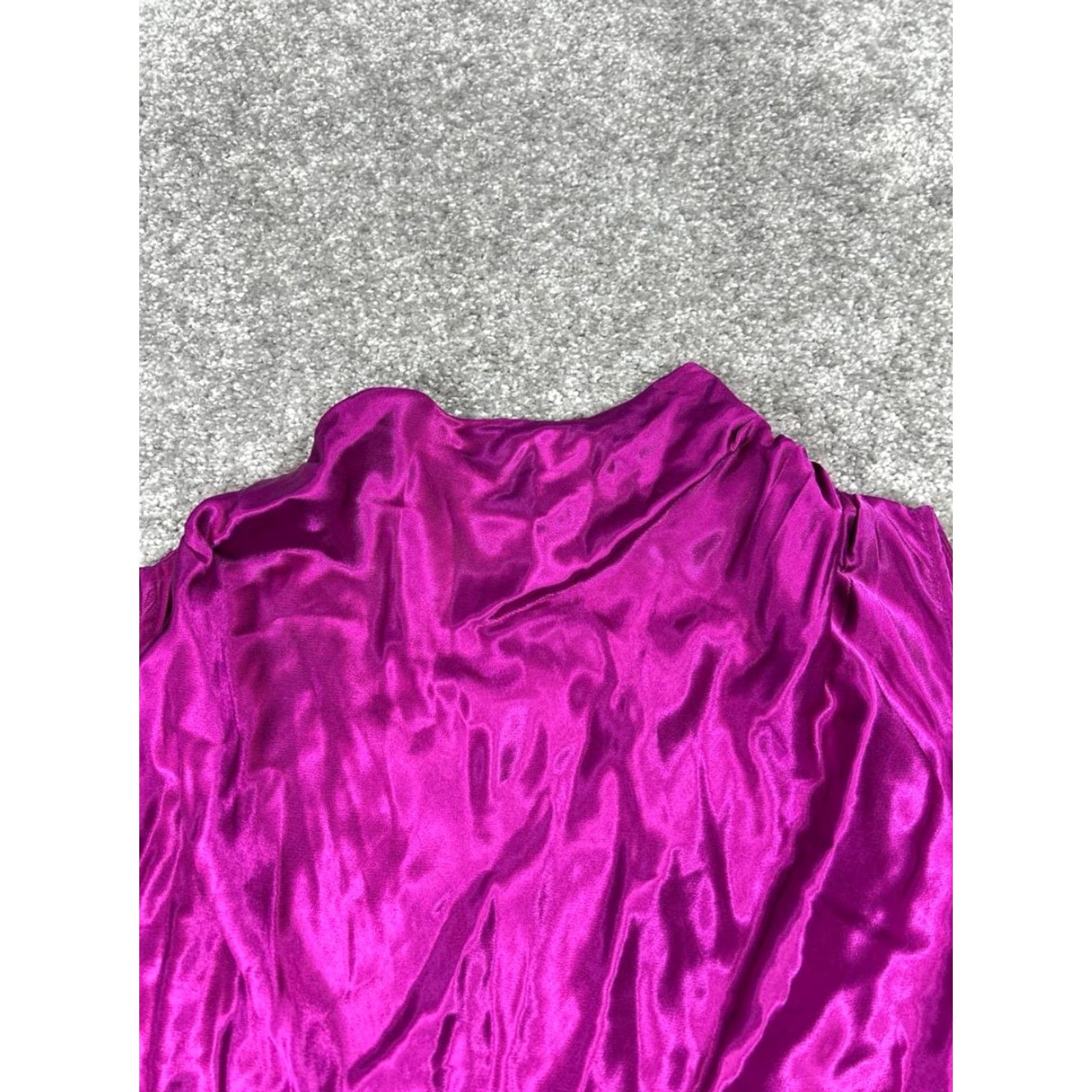 Rails Rails Shirt Womens Small Purple Satin Tank Top Size S / US 4 / IT 40 - 2 Thumbnail