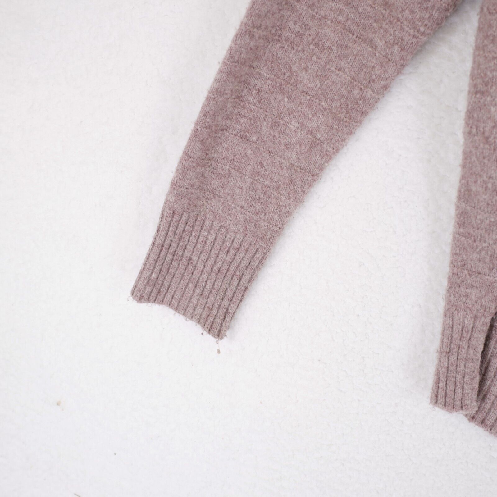 Old Navy Old Navy Purple Cowl Neck Ribbed Small Sweater Acrylic Nylon Size S / US 4 / IT 40 - 2 Thumbnail