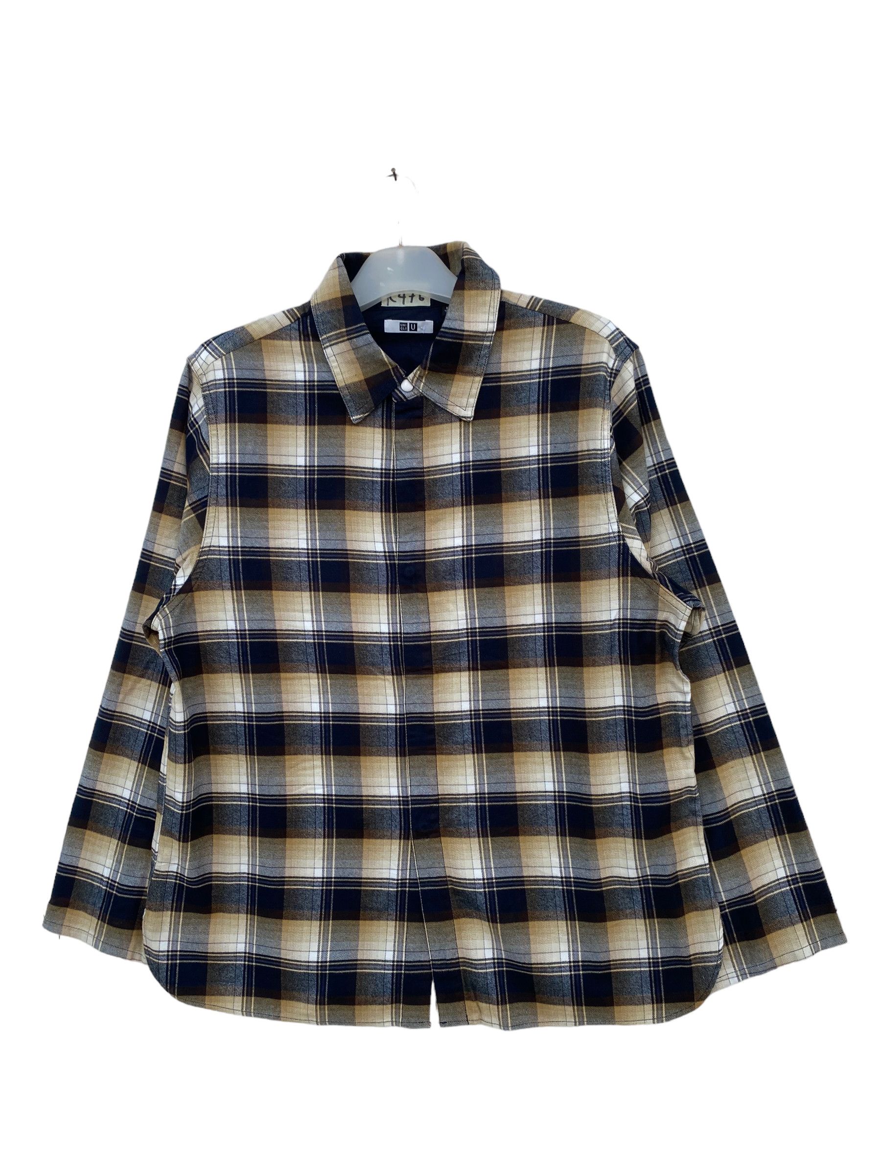 Lemaire × Uniqlo LEMAIRE X UNIQLO SHADOW PLAID STYLE FLANNEL SHIRT Size US XXL / EU 58 / 5 - 1 Thumbnail