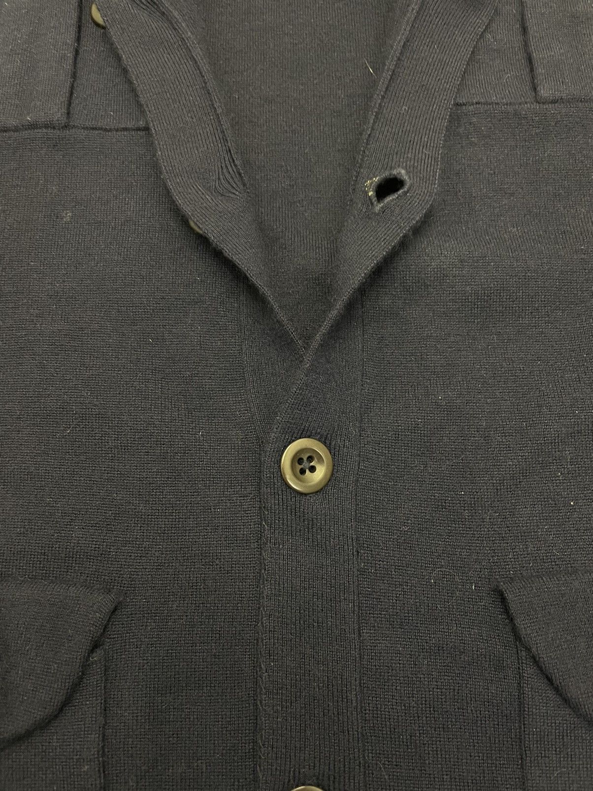 Polo Ralph Lauren Cashmere Blend Cardigan Sweat Jacket Patch Pockets Size US L / EU 52-54 / 3 - 7 Thumbnail