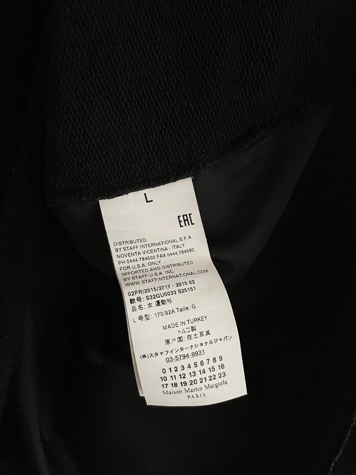 Maison Margiela Maison Margiela MM6 Black Bow Back Sweatshirt Size L / US 10 / IT 46 - 9 Thumbnail