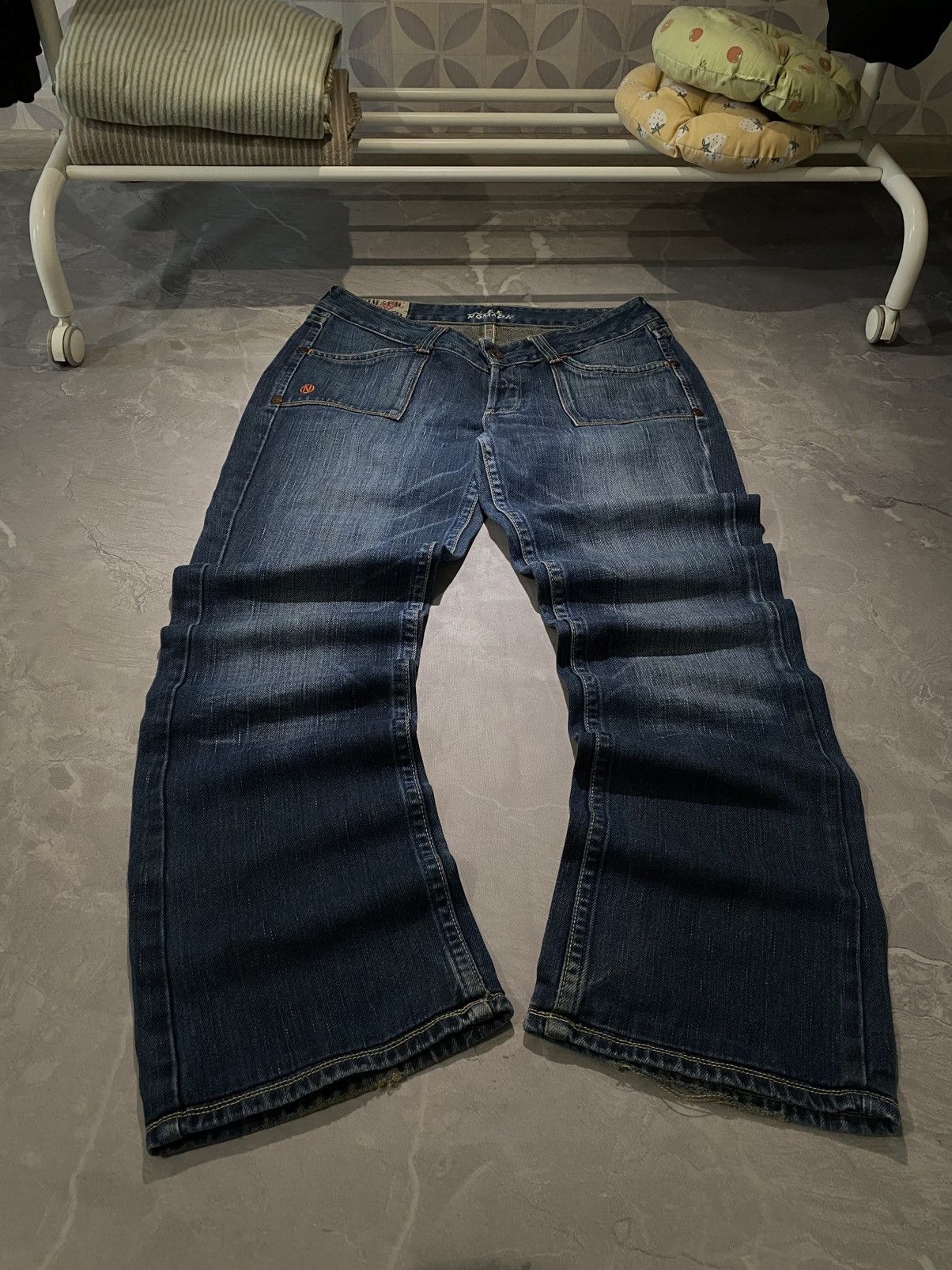 Japanese Brand Avan Archive Designer Style Jeans / Slim Straight Japan Size US 33 - 1 Thumbnail