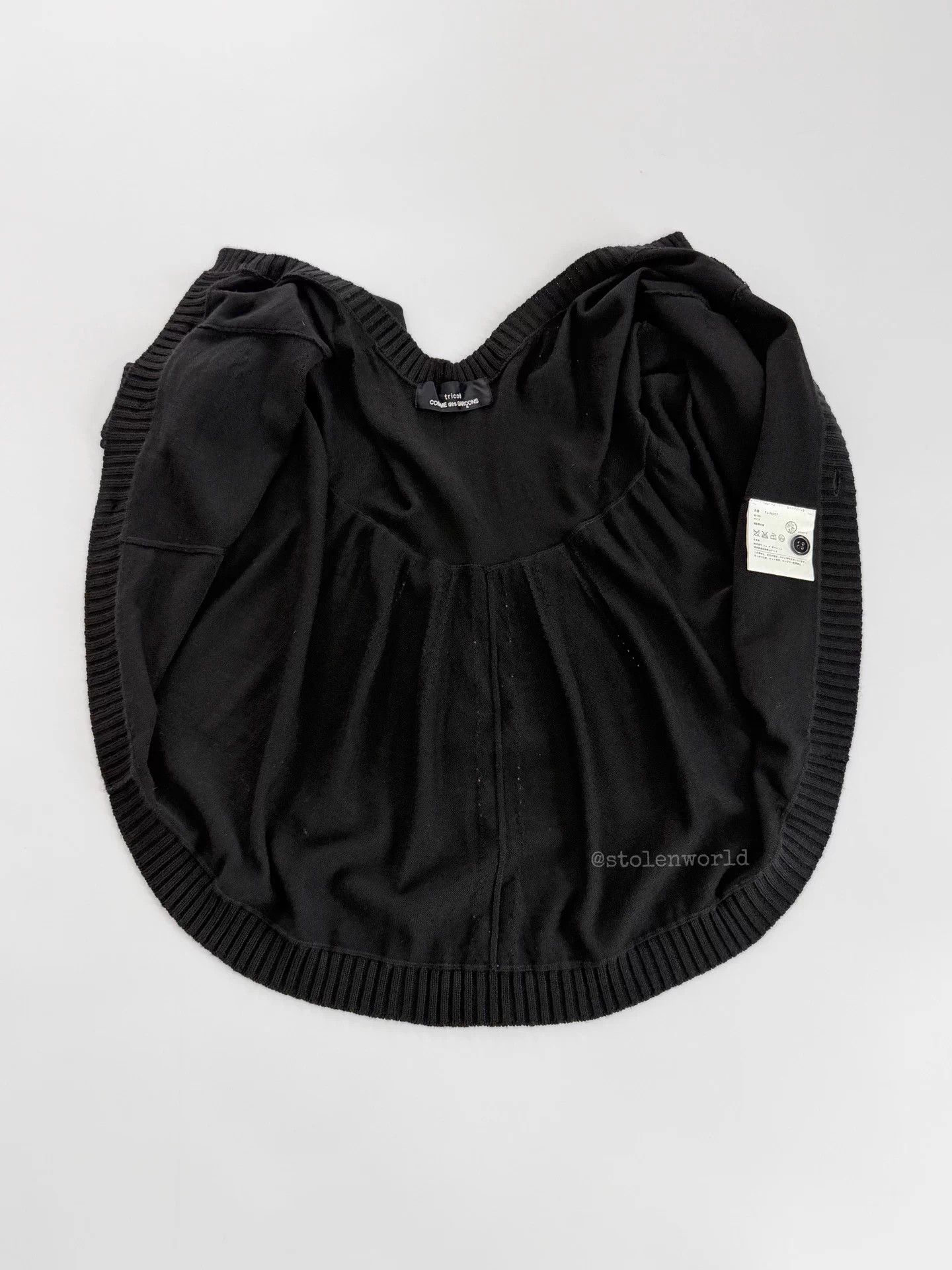 Comme des Garcons Comme des Garçons Bubble Cocoon Pure Wool Cardigan Size ONE SIZE - 4 Thumbnail