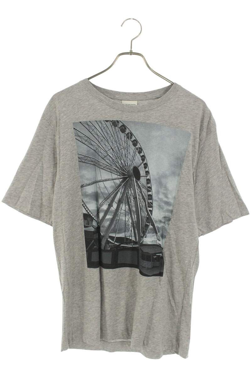 Dries Van Noten Dries Van Noten Print T-Shirt Gray Size M Size US M / EU 48-50 / 2 - 1 Thumbnail