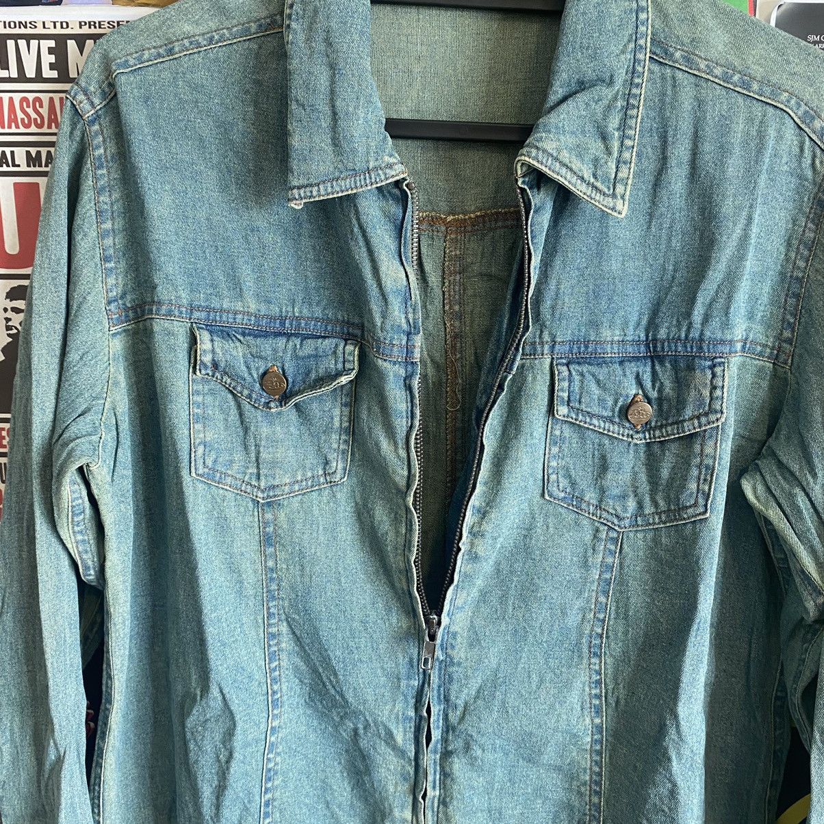 Vintage Vintage PH Classic Japanese Zipped Up Denim Jacket Size L / US 10 / IT 46 - 8 Thumbnail