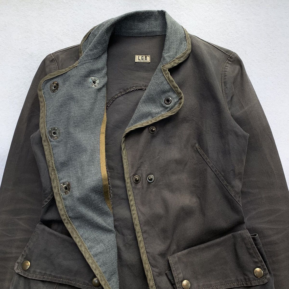 Le Grande Bleu (L.G.B.) L.G.B (Le Grand Bleu) Gas Mask Cargo Parachute Jacket Size US XS / EU 42 / 0 - 7 Thumbnail