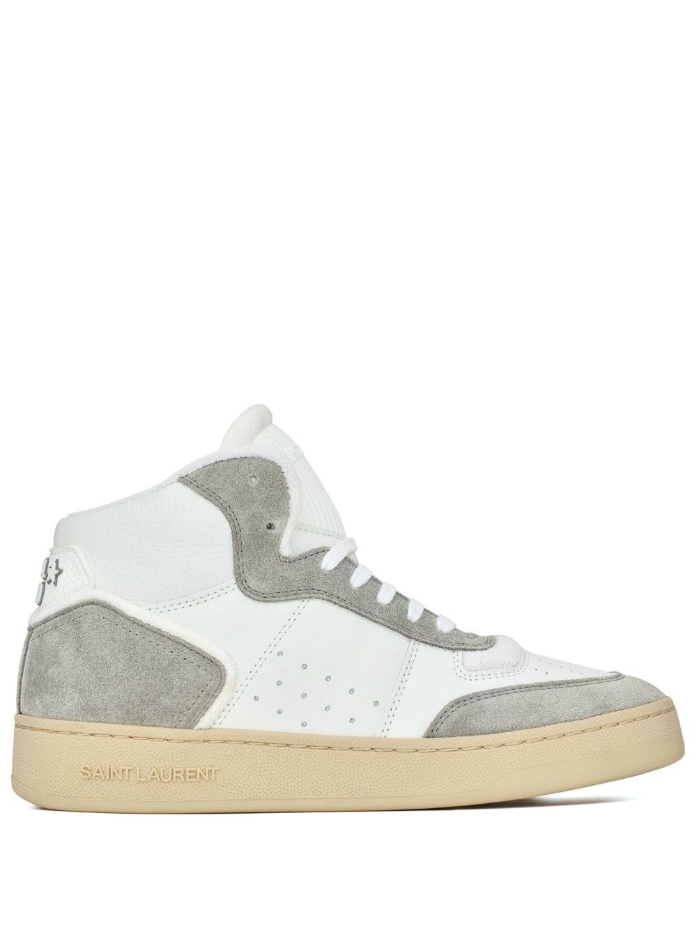 Saint Laurent Paris SL/80 SNEAKERS IN LEATHER AND SUEDE Size US 11 / EU 44 - 1 Thumbnail