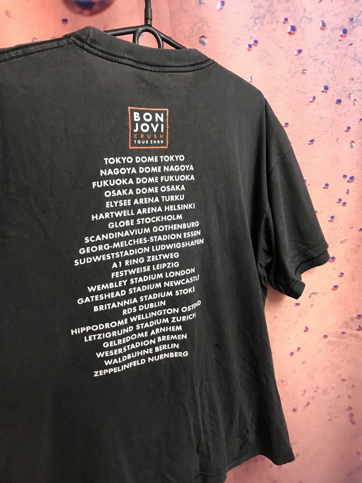 Band Tees × Bon Jovi × Vintage Vintage Bon Jovi Crush band rock tee Size US L / EU 52-54 / 3 - 7 Thumbnail