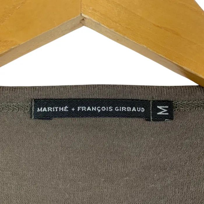 Marithe + Francois Girbaud MARITHE FRANCOIS GIRBAUD Embossed Henley Tee Shirt Size M / US 6-8 / IT 42-44 - 5 Thumbnail