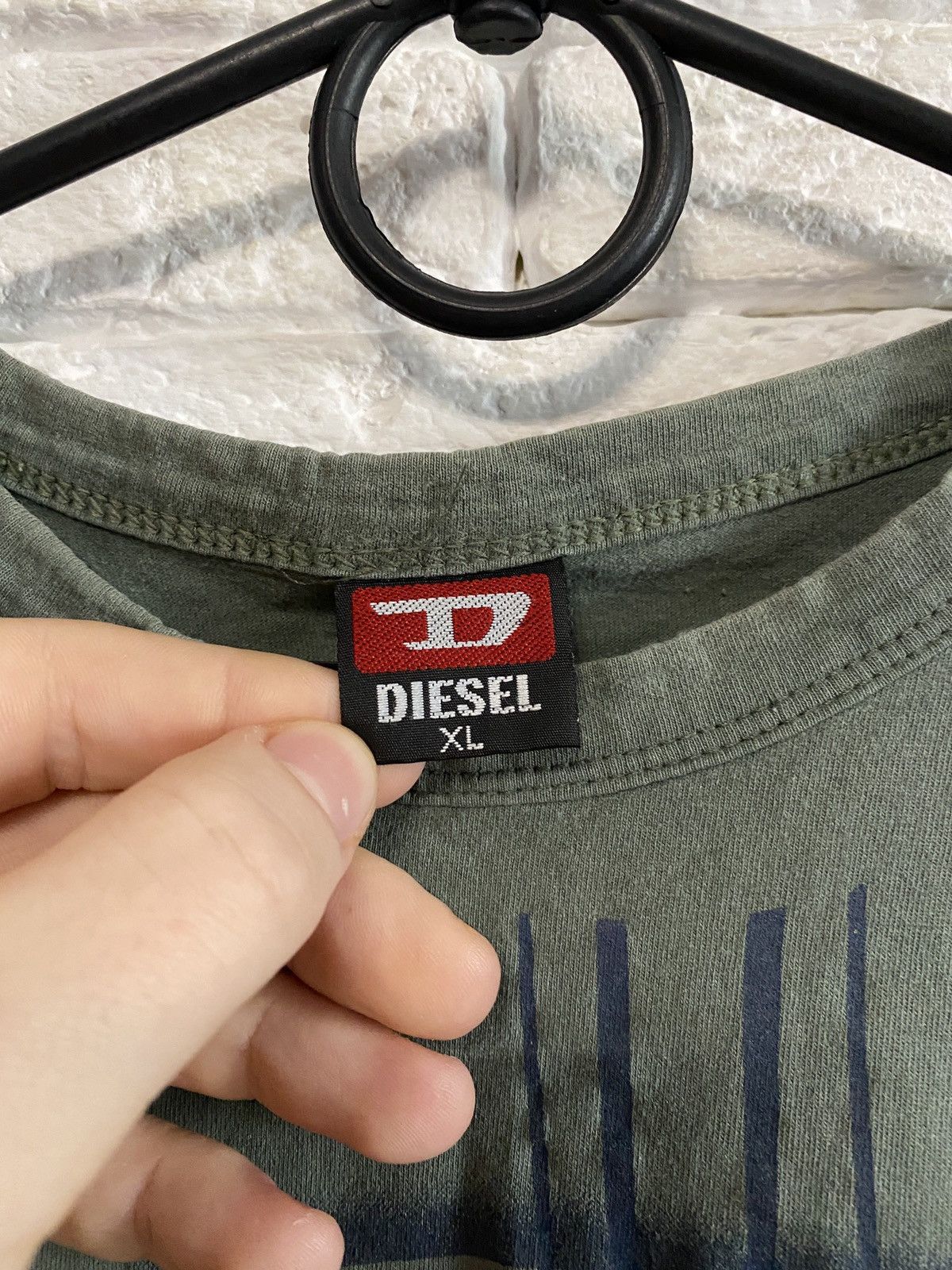 Diesel × Vintage Vintage Bootleg Diesel Y2K T-shirt Size US XL / EU 56 / 4 - 3 Thumbnail