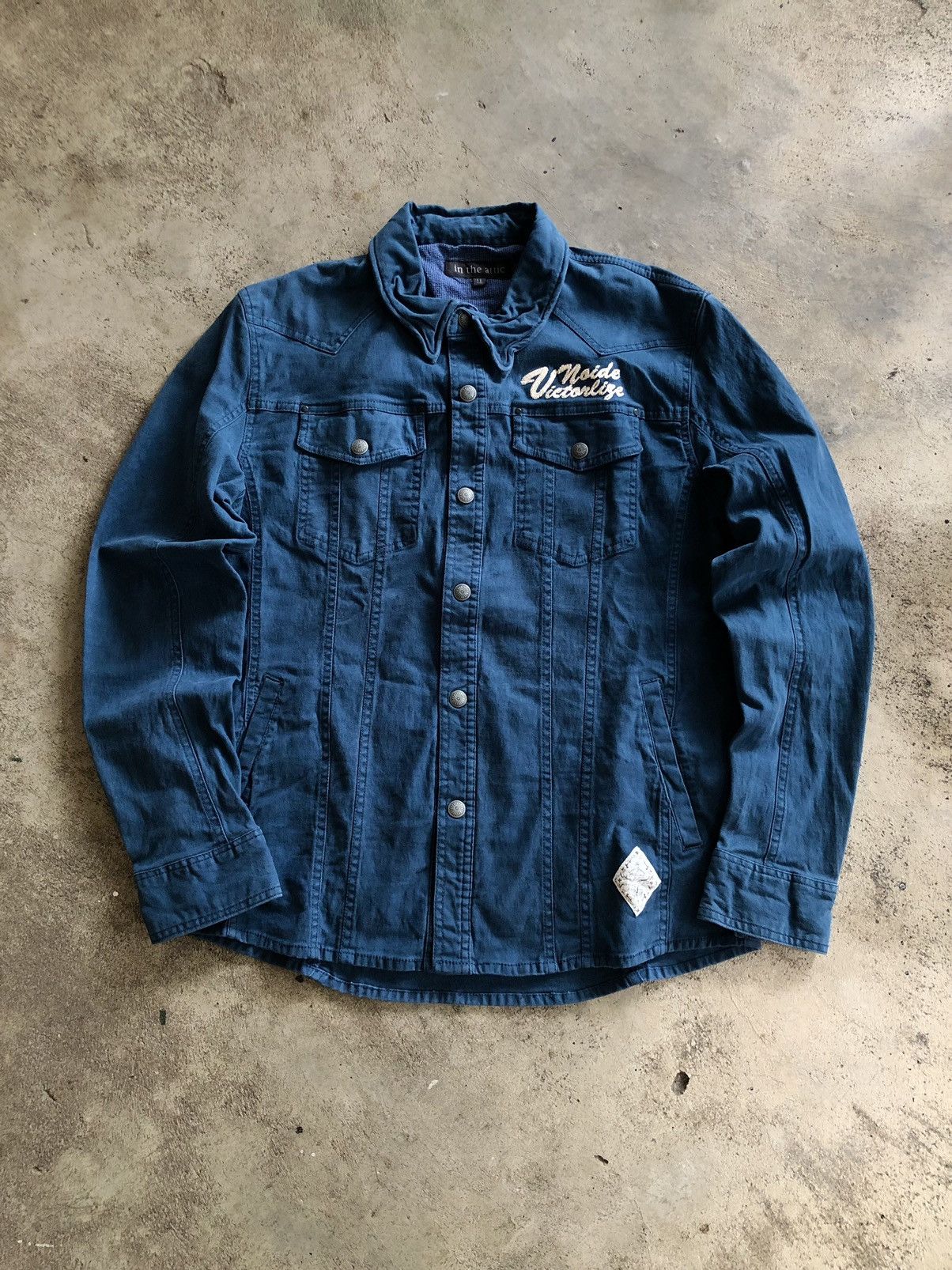 Hysteric Glamour × In The Attic × Japanese Brand JAPANESE IN THE ATTIC BUTTON LONG SHIRT Size US L / EU 52-54 / 3 - 1 Thumbnail