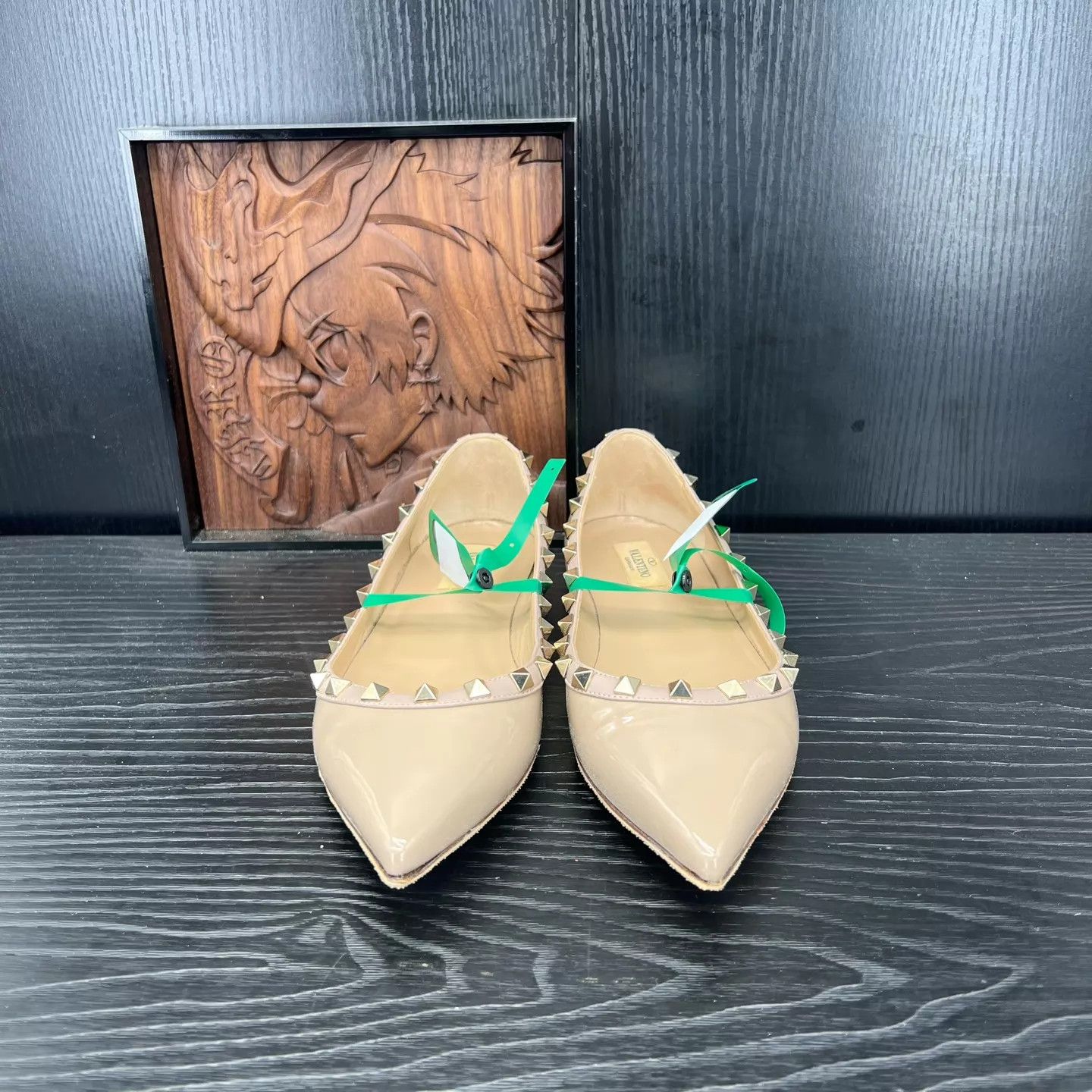 Valentino Valentino Rockstud Patent Leather Nude 39 with box Size US 8.5 / IT 38.5 - 3 Thumbnail
