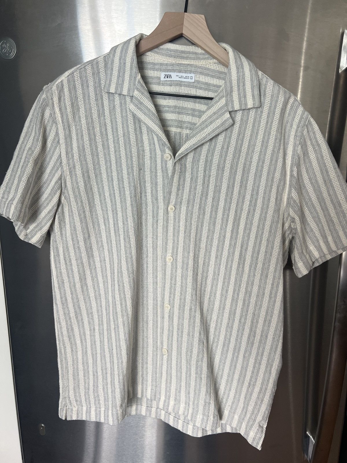 Zara Zara Resort Style Knitted Button Up Size US L / EU 52-54 / 3 - 1 Thumbnail