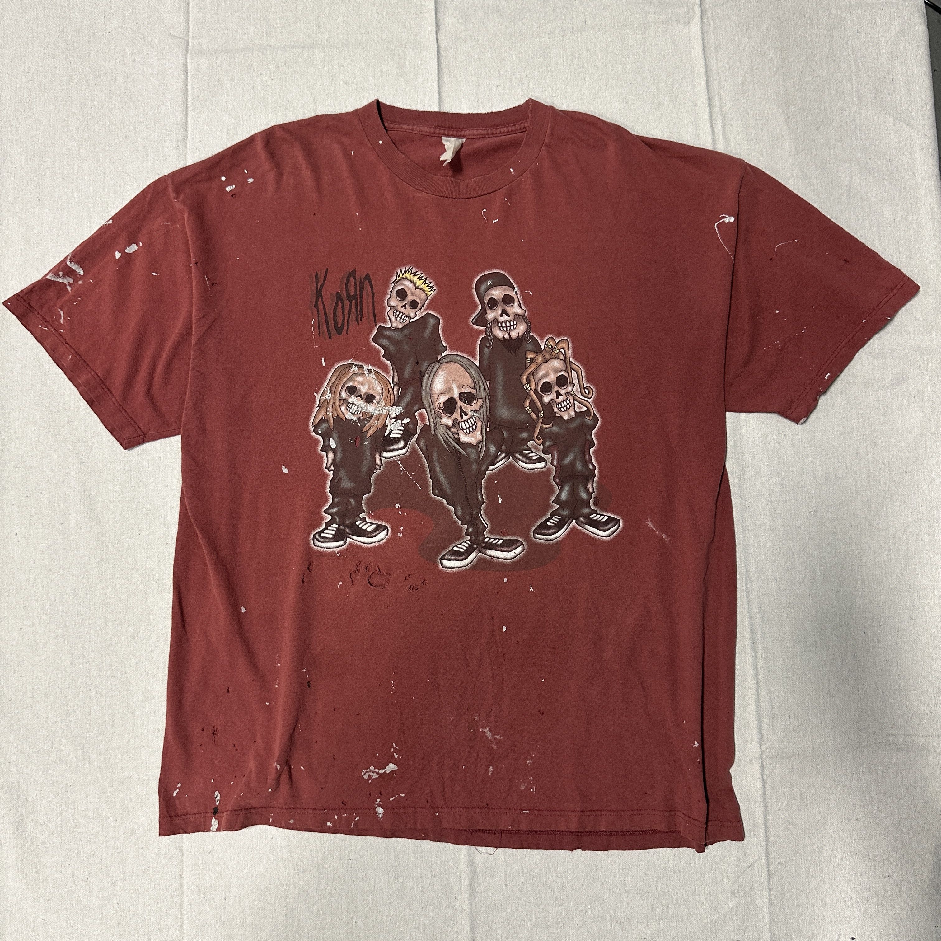 DRYKORN Vintage Korn Cartoon Graphic Band T-Shirt Size L 90s distressed Size US L / EU 52-54 / 3 - 1 Thumbnail
