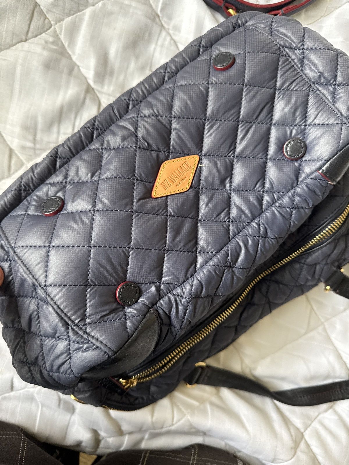 MZ Wallace MZ WALLACE Crosby Navy Quilted Nylon bag Size ONE SIZE - 5 Thumbnail