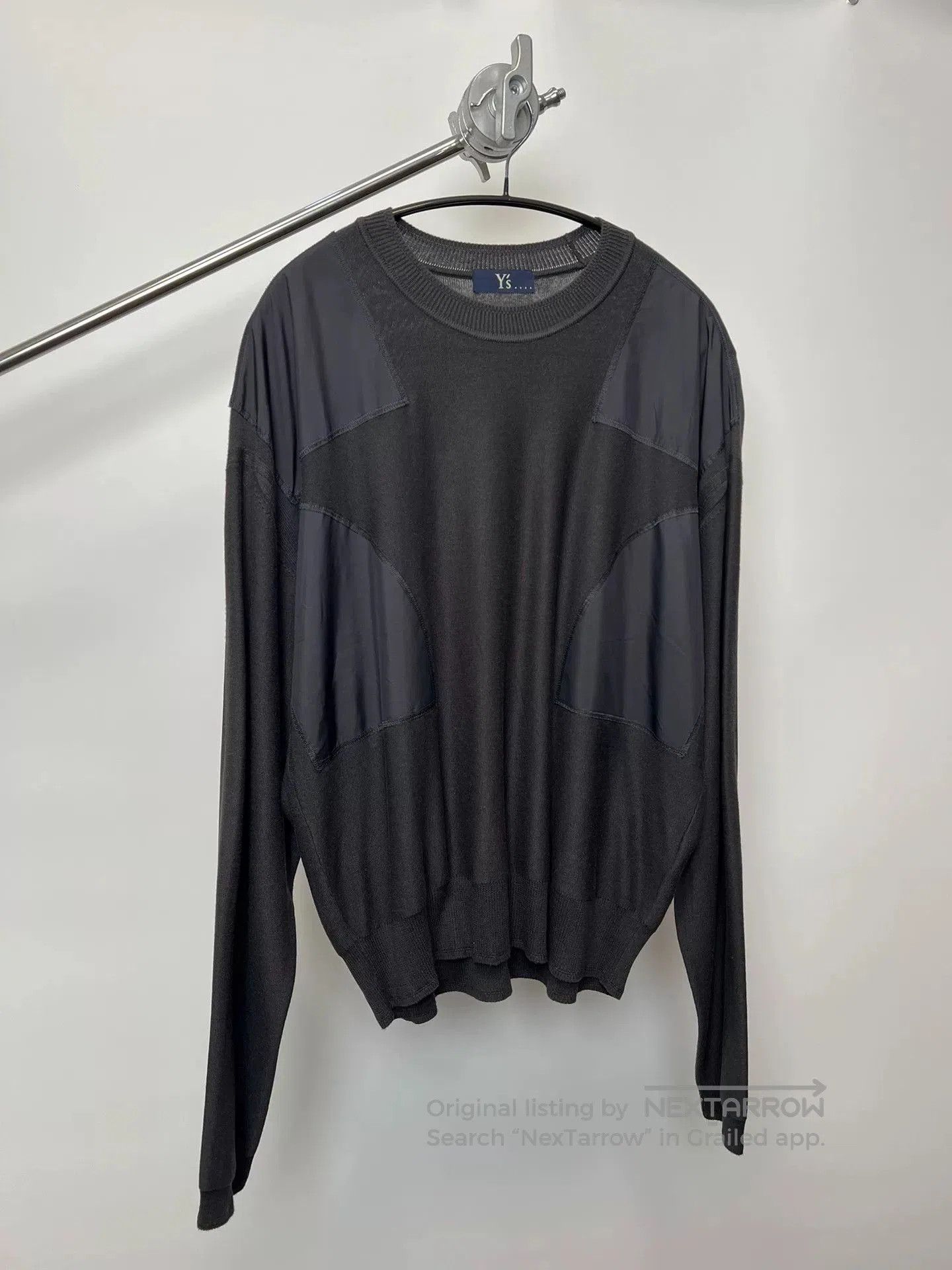 Yohji Yamamoto Yohji Yamamoto Nylon Blend Knit Sweater. Size US L / EU 52-54 / 3 - 2 Thumbnail