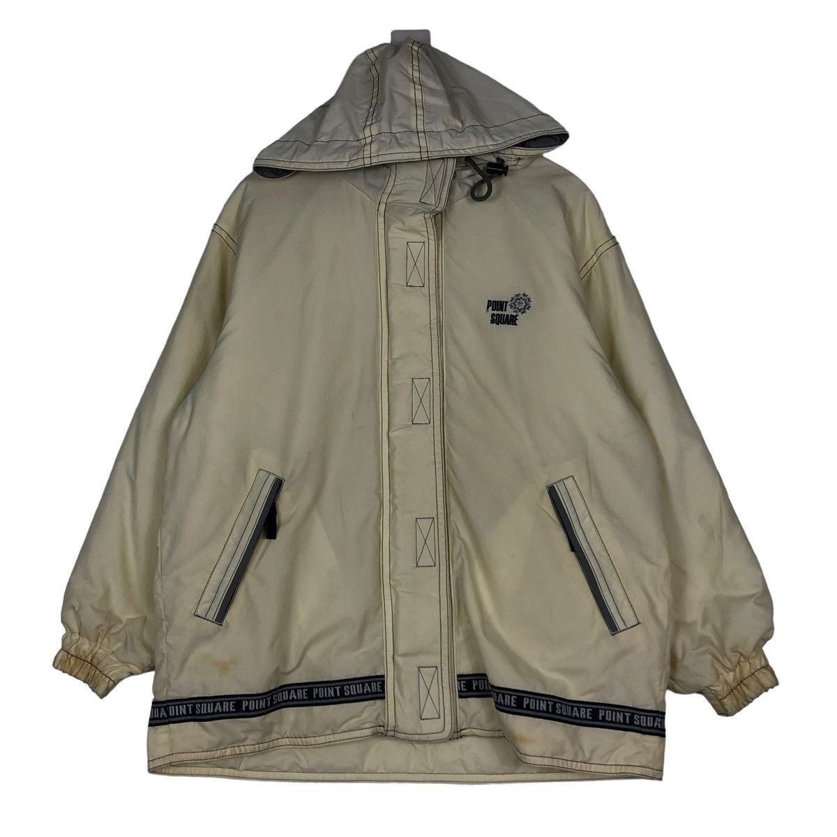 Japanese Brand 🔥Vintage Ski Jacket Cargo Pocket Point Square Japan Made Size US M / EU 48-50 / 2 - 1 Thumbnail