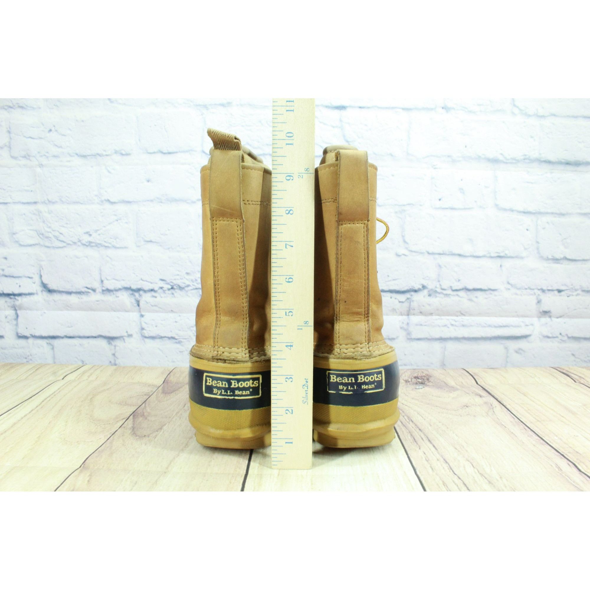L.L. Bean × Leather × Vintage Vintage LL Bean Men's Removable Liner Mid Calf Duck Boots Size US 8 / EU 41 - 6 Thumbnail