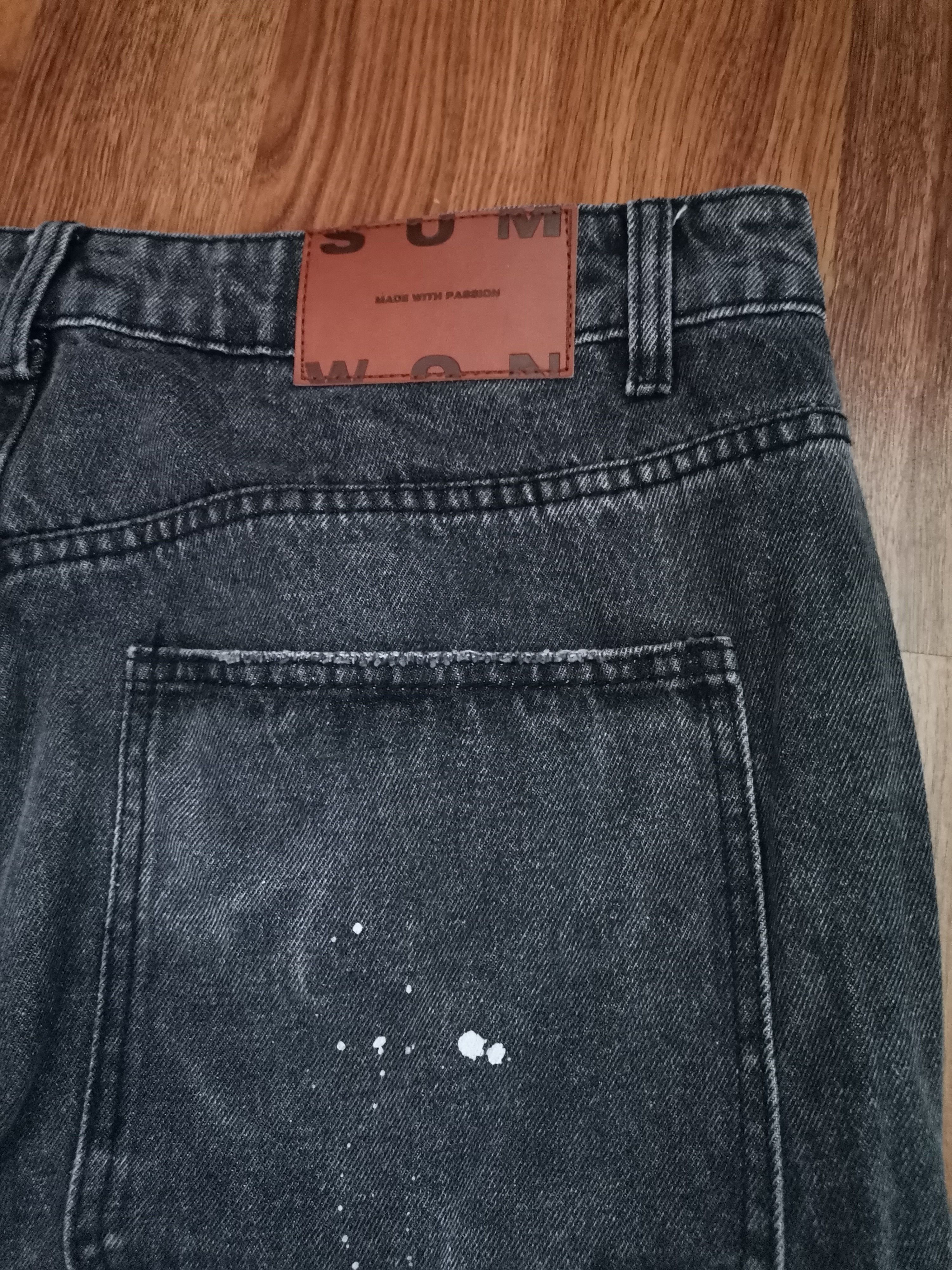 Other Sumwon Distressed Painted Baggy Jeans Size US 36 / EU 52 - 4 Thumbnail