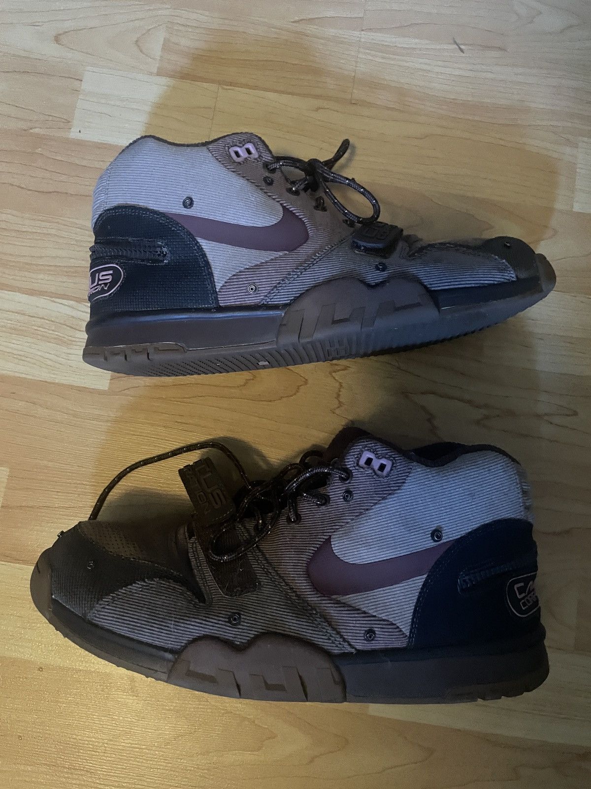 Nike Air Trainer 1 x CACT.US CORP Archaeo Brown and Rust Pink Size US 12.5 / EU 45-46 - 1 Thumbnail