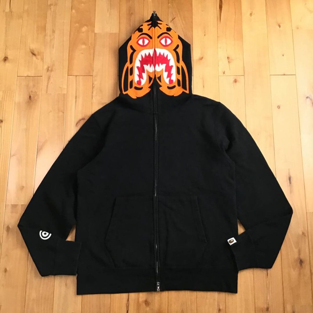 Bape × Lacoste Bape x Lacoste Aligator Full Zip Hoodie black 5