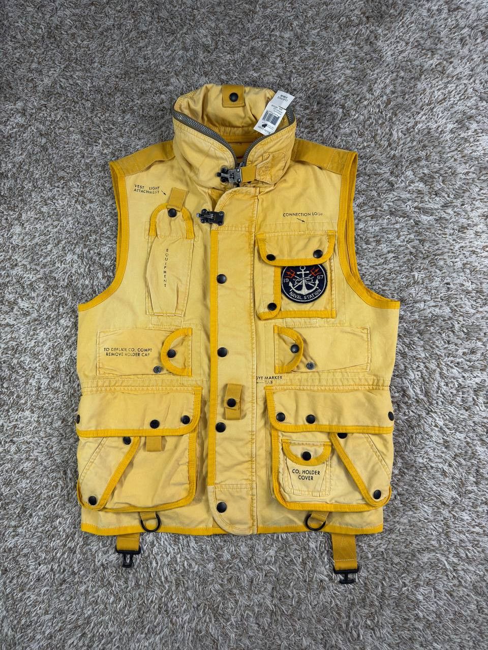 Polo Ralph Lauren Vintage Polo Ralph Lauren Naval Station Utility Vest Size US M / EU 48-50 / 2 - 1 Thumbnail