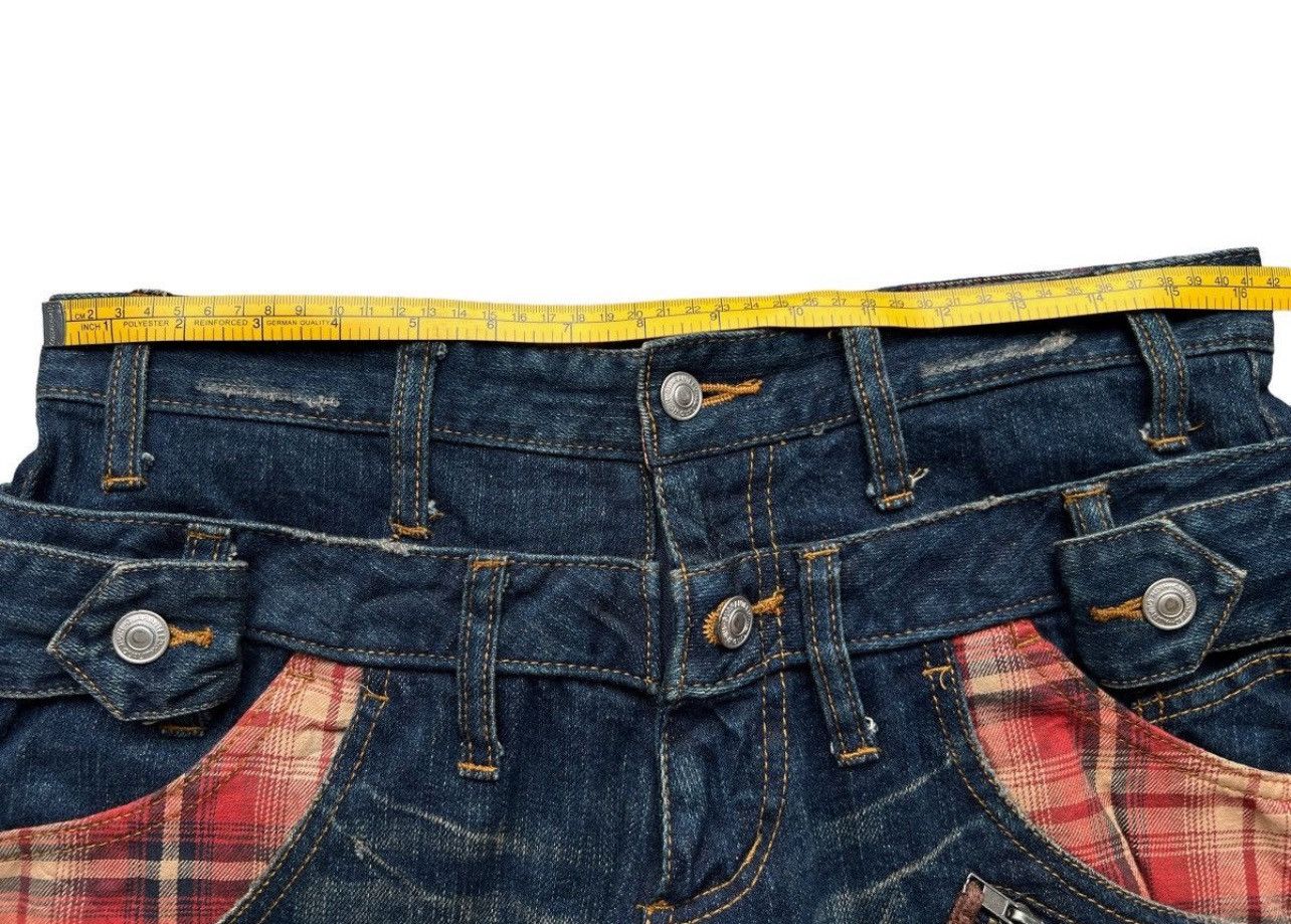 Hysteric Glamour Wild Khakis Double Waist Rusty Distressed Denim Jeans 33x30 Size US 33 - 10 Thumbnail