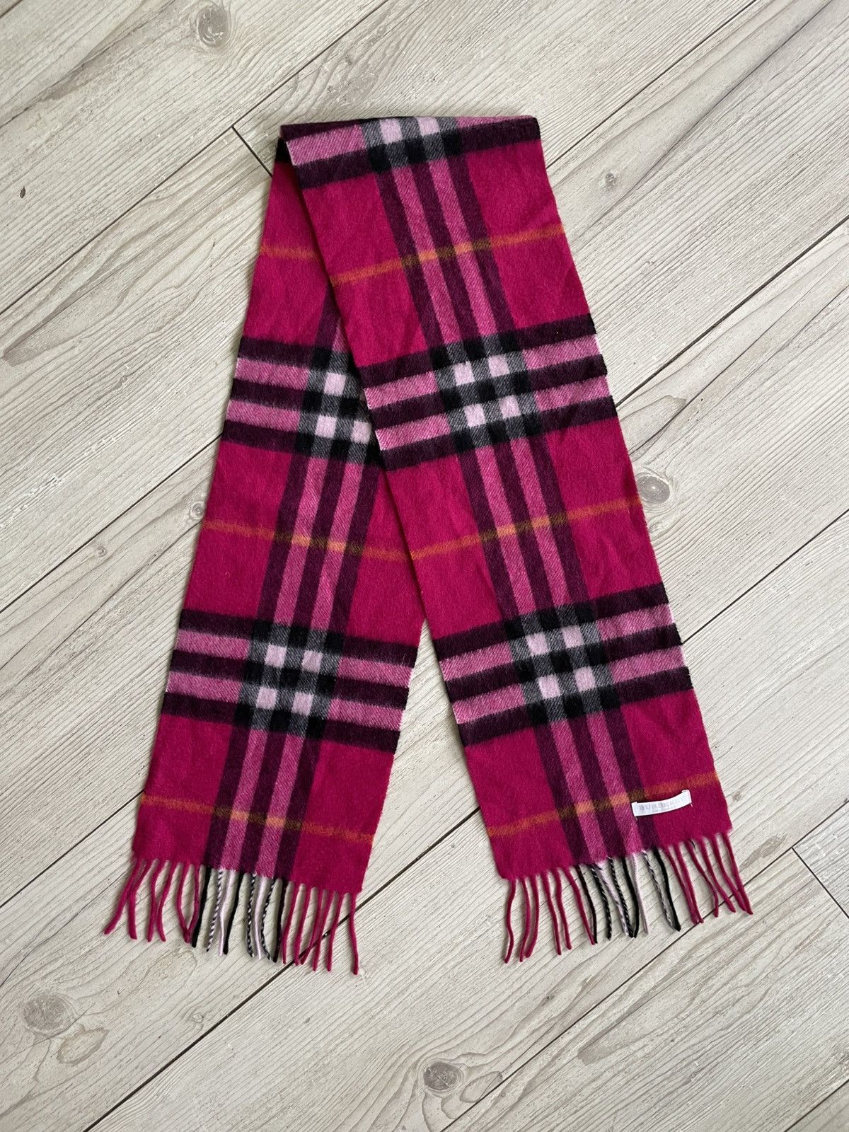 Plaid Scarf Children's Burberry Scarf Winter Baby Checkered