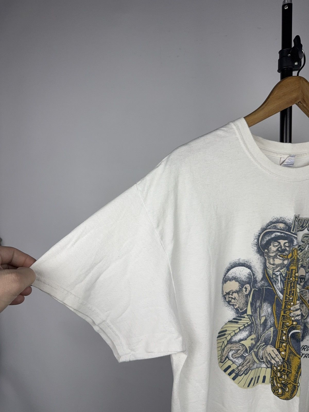Vintage Vintage New Orleans Jazz French Quarter Graphic T-Shirt Size US L / EU 52-54 / 3 - 6 Thumbnail