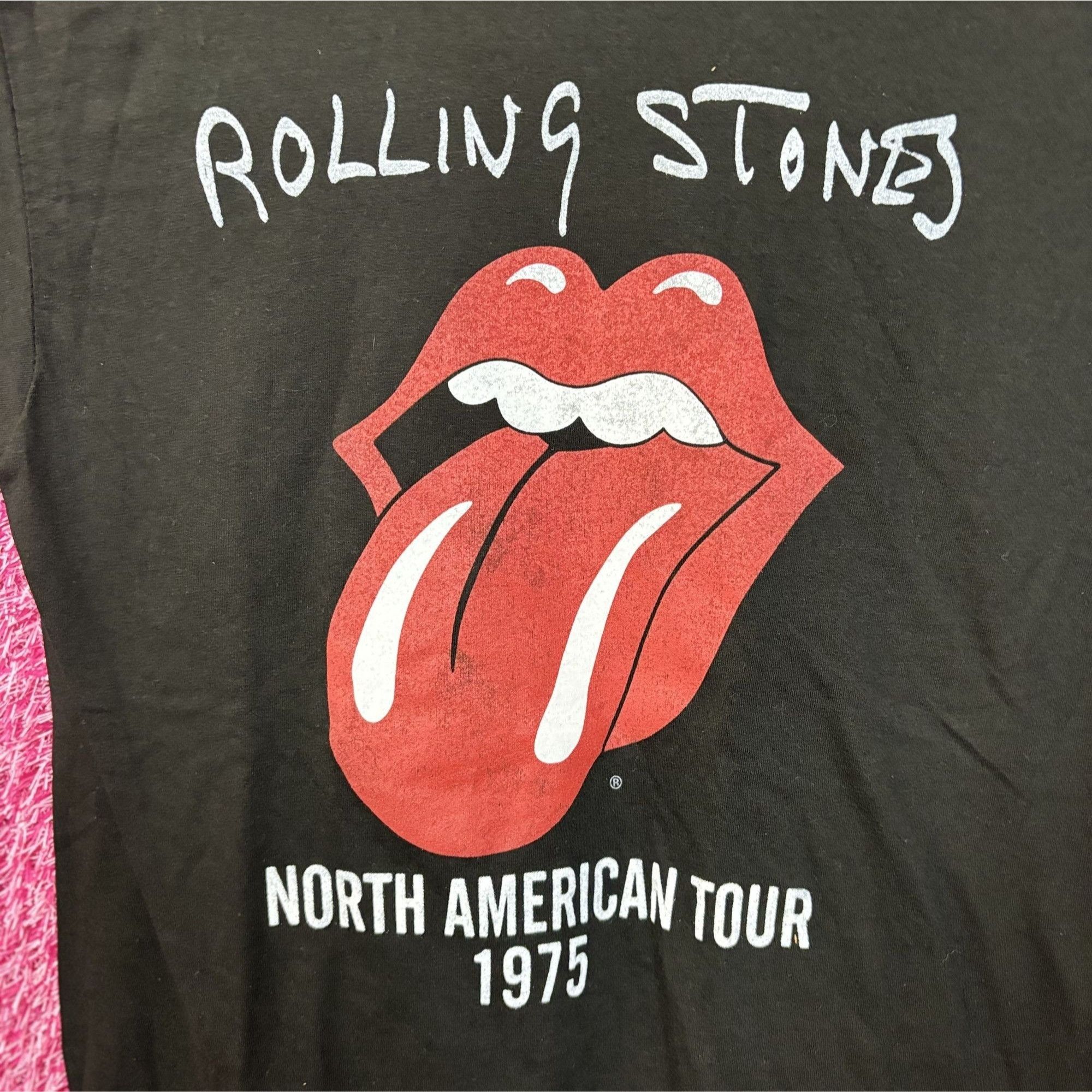 The Rolling Stones The Rolling Stones North American Tout 1975 Rock tee size sm Size US S / EU 44-46 / 1 - 2 Thumbnail