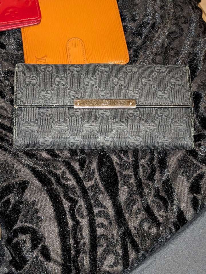 Designer × Gucci Gucci Long wallet black Size ONE SIZE - 1 Thumbnail