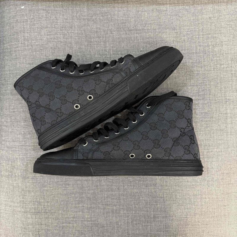 Gucci Gucci Vintage GG Canvas High-Top Sneakers Size US 8.5 / EU 41-42 - 8 Thumbnail