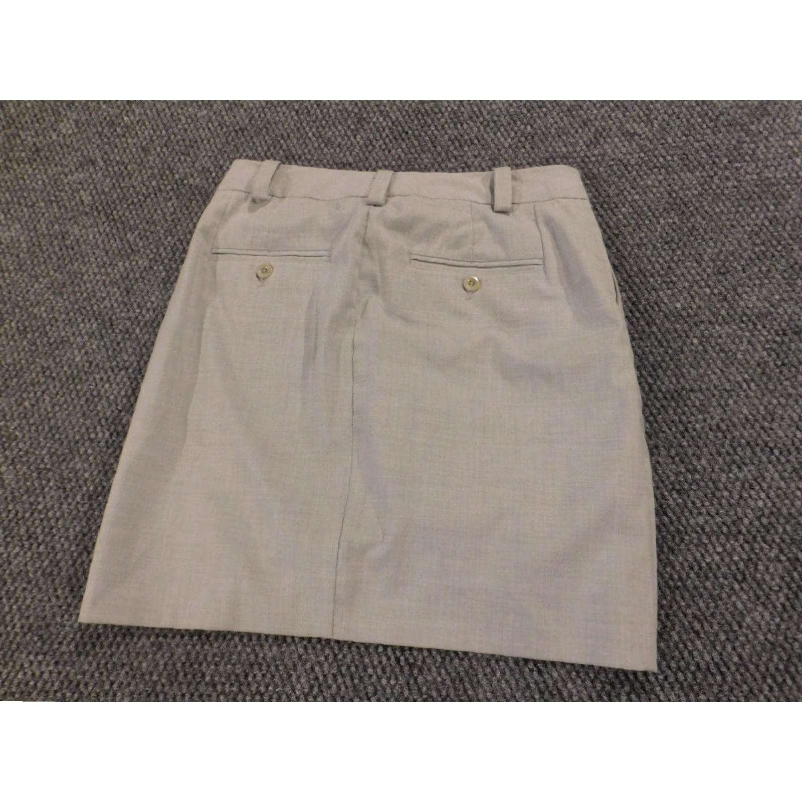 Gap Gap Skirt A-Line Knee Length Gray 27 Womens Knit Rayon Ruffle Lined Casual Vintage No (Designer Flower) Womens Size 27" / US 4 / IT 40 - 7 Thumbnail