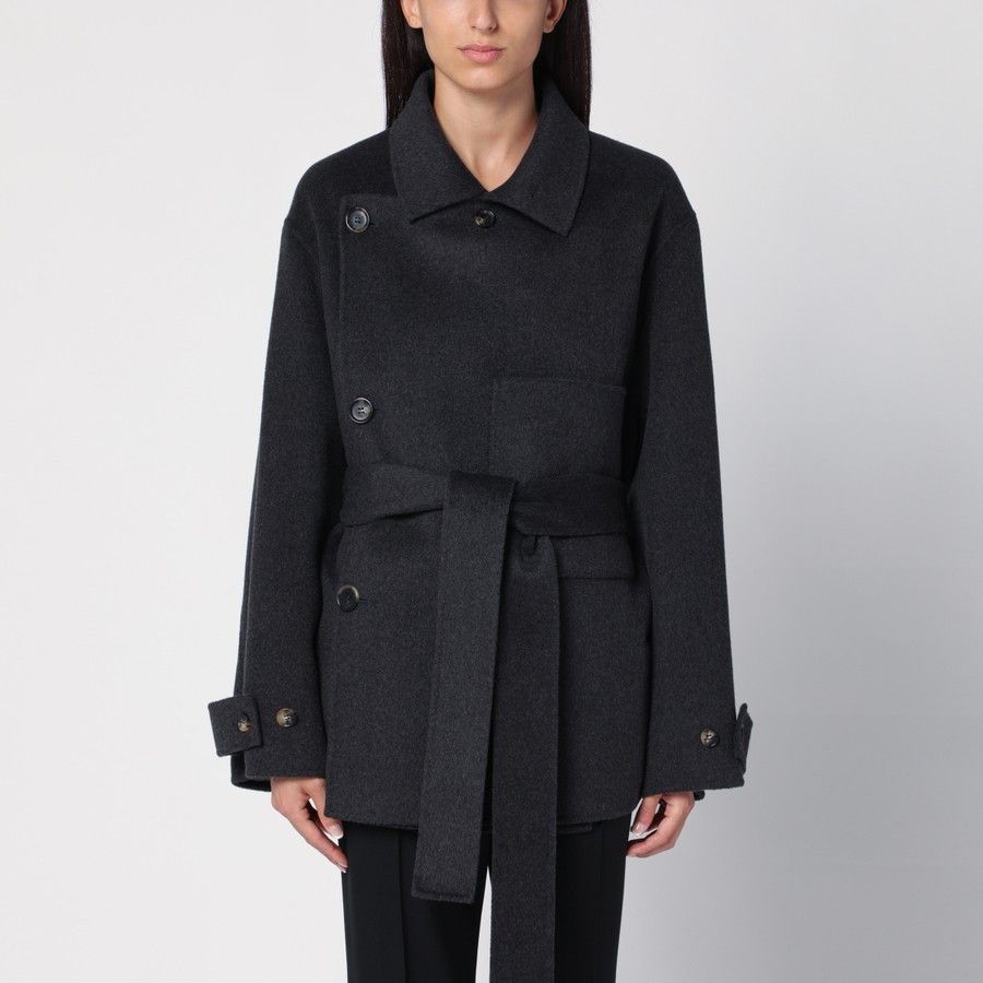 Philosophy di Lorenzo Serafini o1d2blof0924 Wool Coat in Grey Size M / US 6-8 / IT 42-44 - 1 Thumbnail