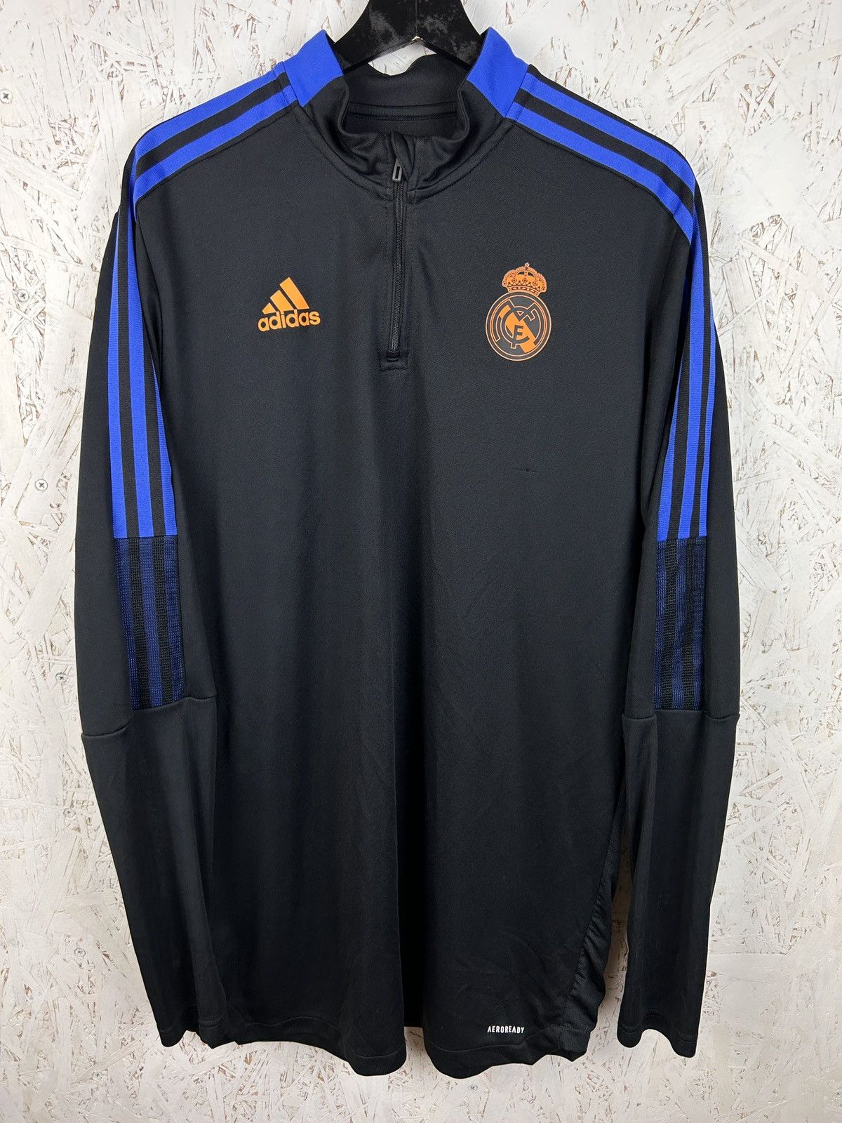 Adidas Adidas Real Madrid Training Half Zip Soccer Football Top Size US XXL / EU 58 / 5 - 1 Thumbnail