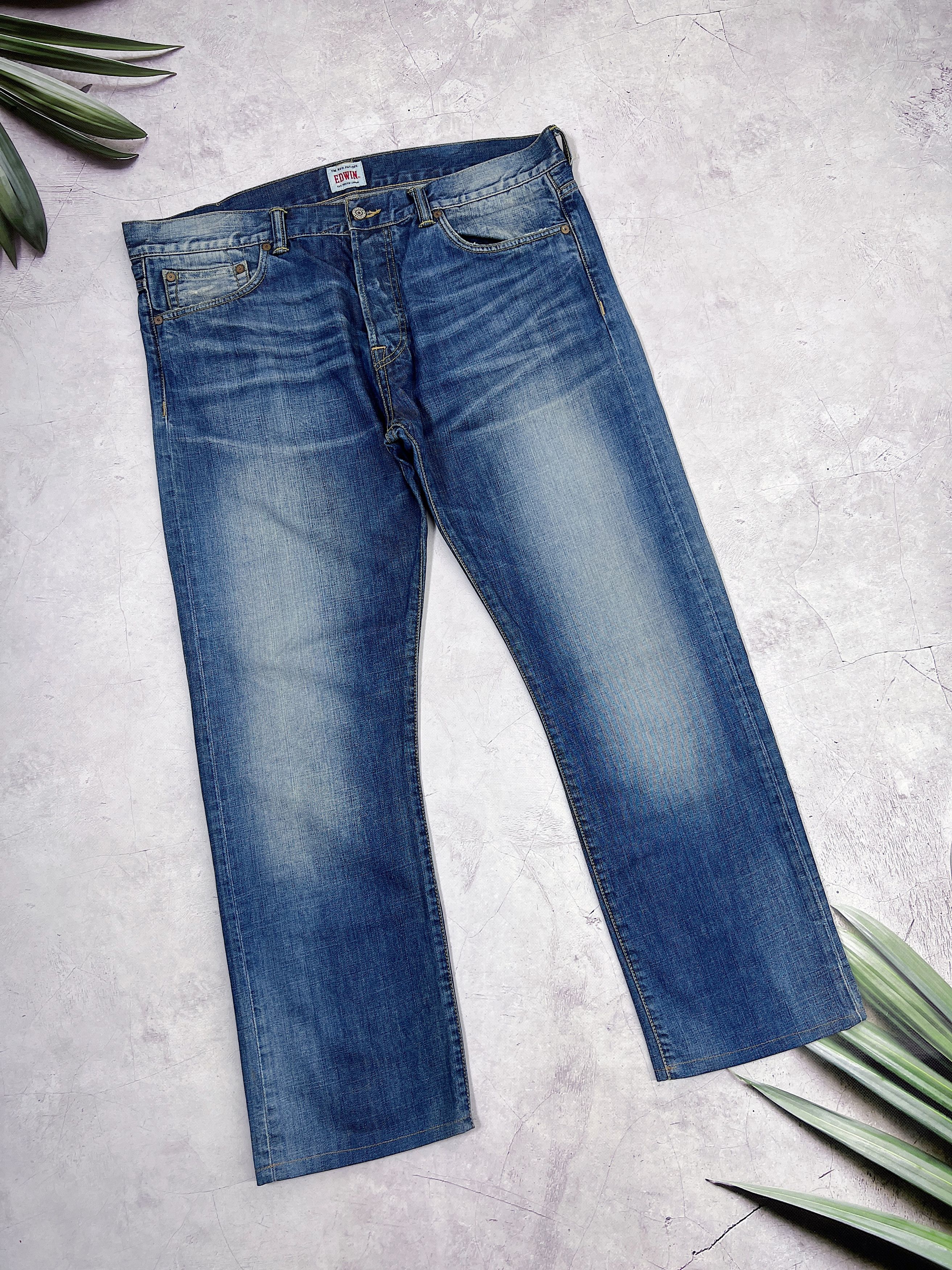 Edwin × Japanese Brand Edwin Denim Pant Jeans ED-71 Slim Size US 36 / EU 52 - 2 Thumbnail