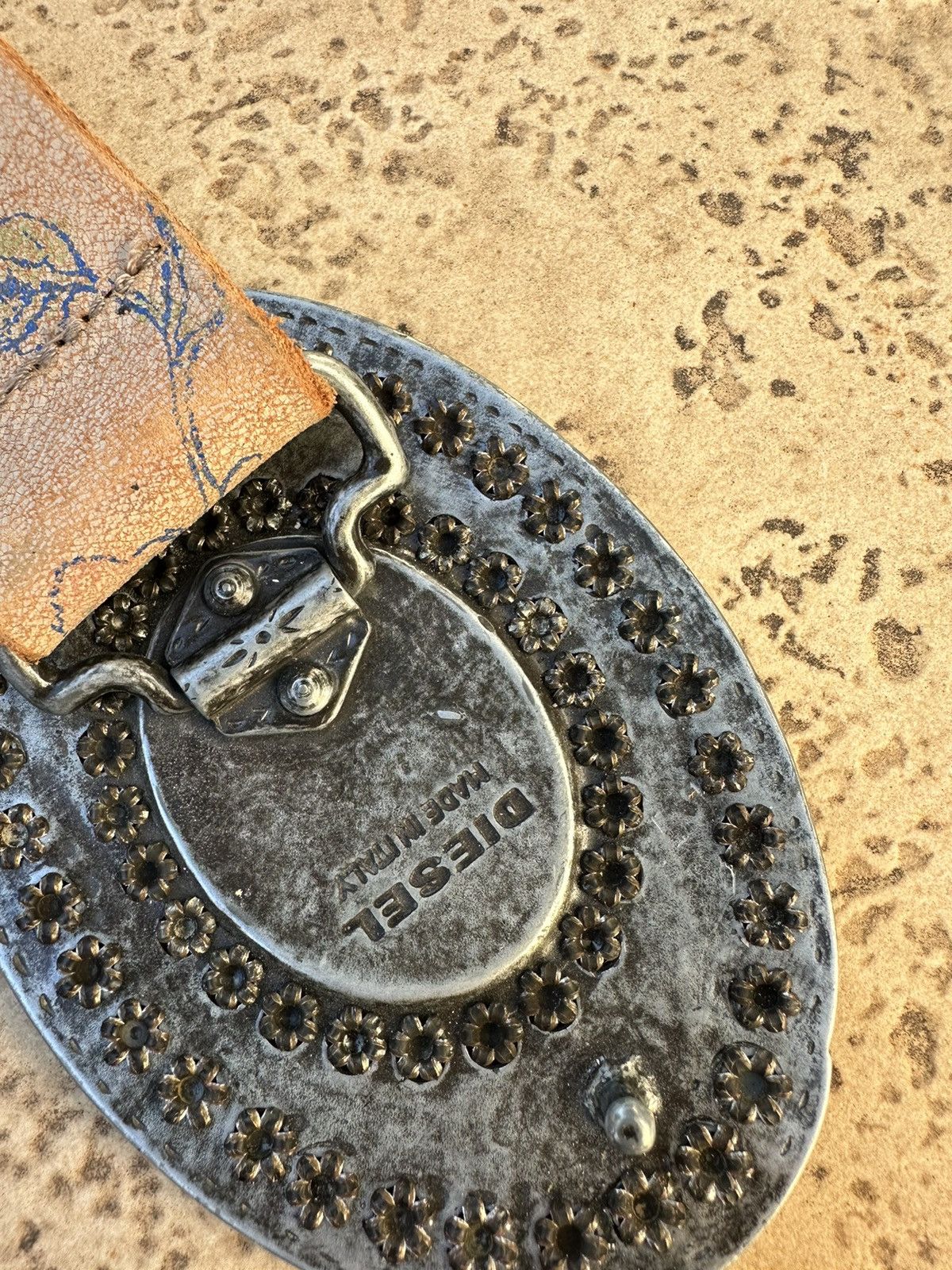 Diesel Diesel Leather Brown Belt Size ONE SIZE - 6 Thumbnail