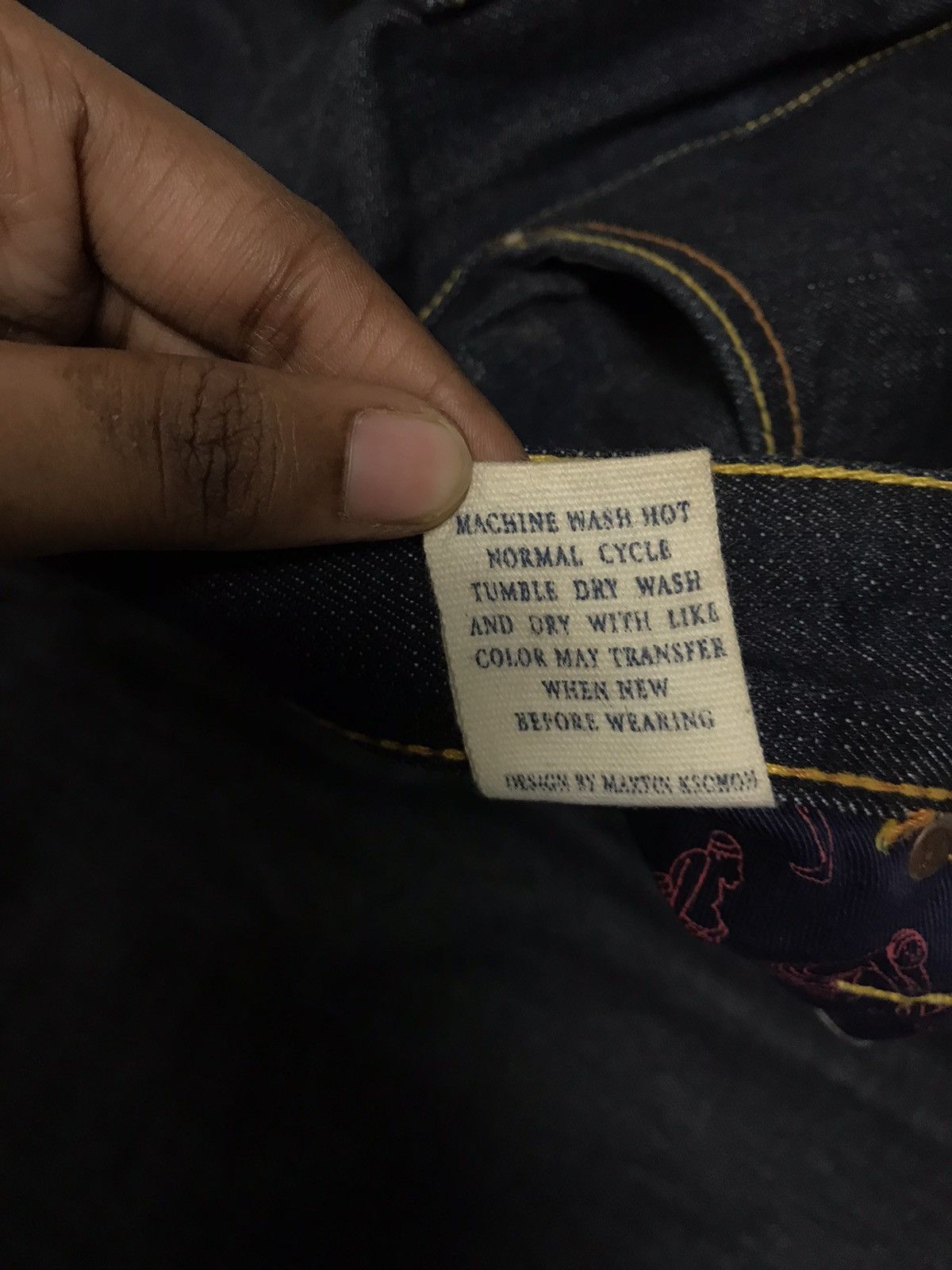 Japanese Brand Vintage Red monkey company embroidered denim 50x38 Size US 44 / EU 60 - 8 Thumbnail