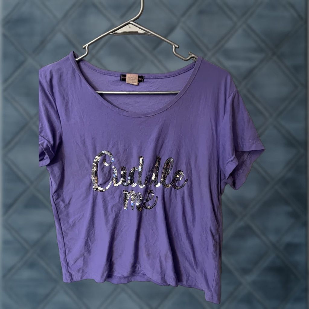 Pinko VINTAGE Grumpy & Gorgeous PINK Blouse Shirt Purple M Adult Medium Women T-Shirt 90s Concert? Size M / US 6-8 / IT 42-44 - 1 Thumbnail