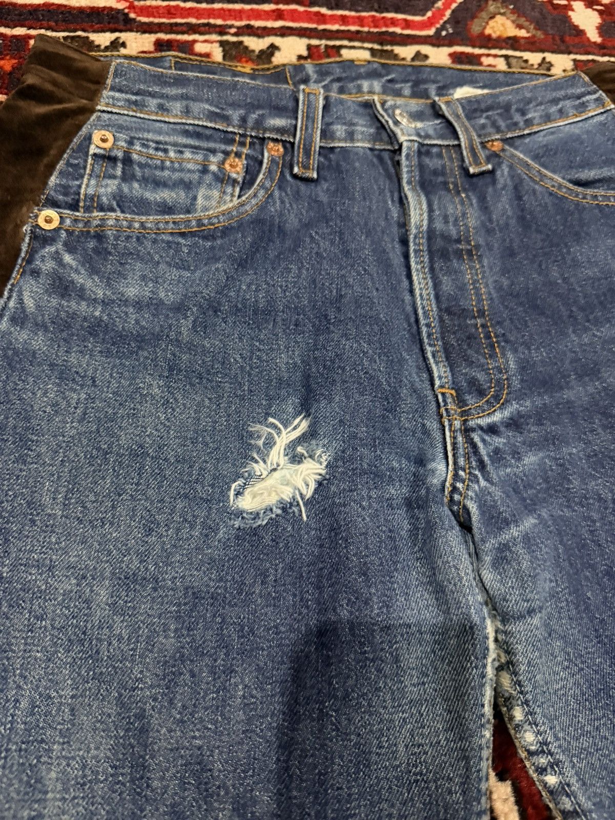 Levi's 🔥Rare Vintage 80s Levis 501 Sample Pair Button 273 Size US 29 - 7 Thumbnail